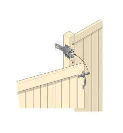 Lee Valley Outdoor Hardware>Gate Hardware Set