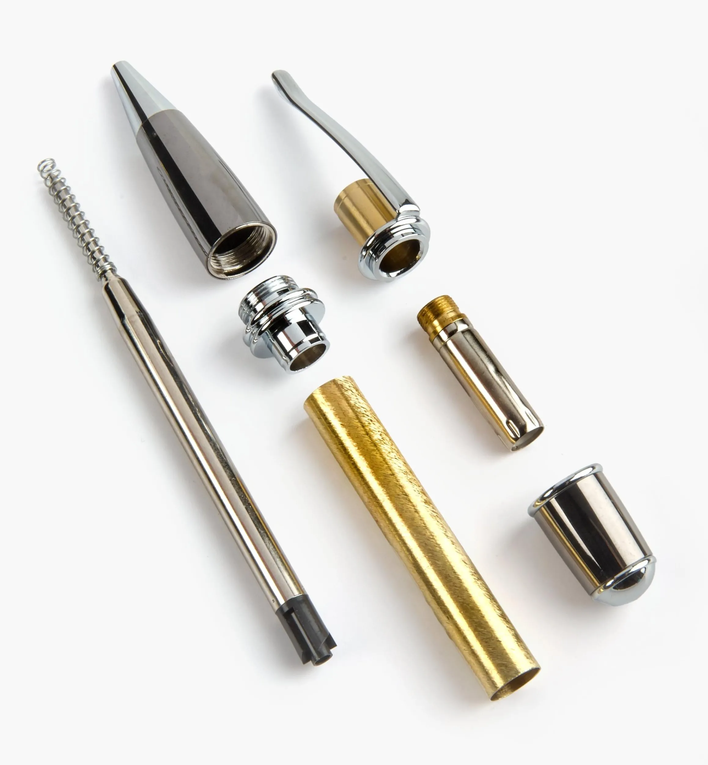 Lee Valley Project Supplies>Gatsby Grande Ballpoint Twist Pen Hardware