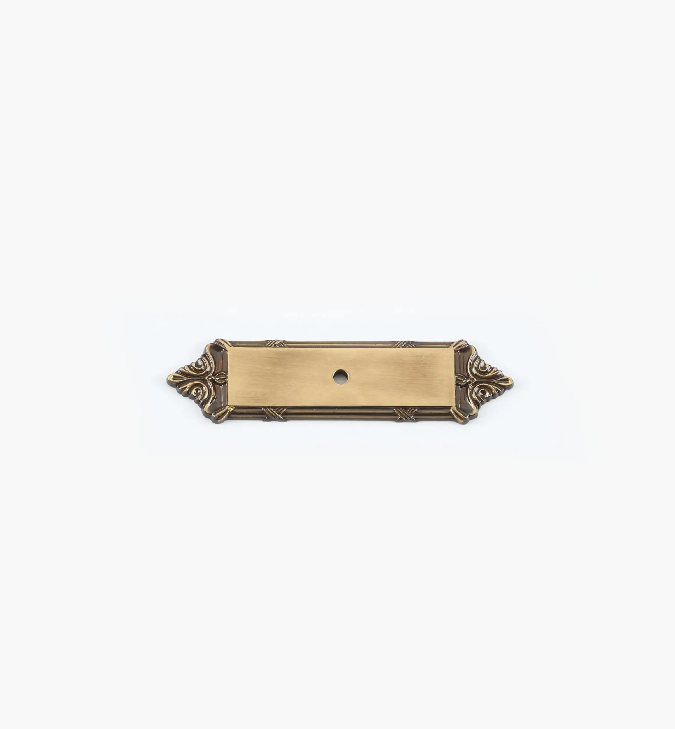 Lee Valley Escutcheons>Georgian Rectangular Knob Escutcheon