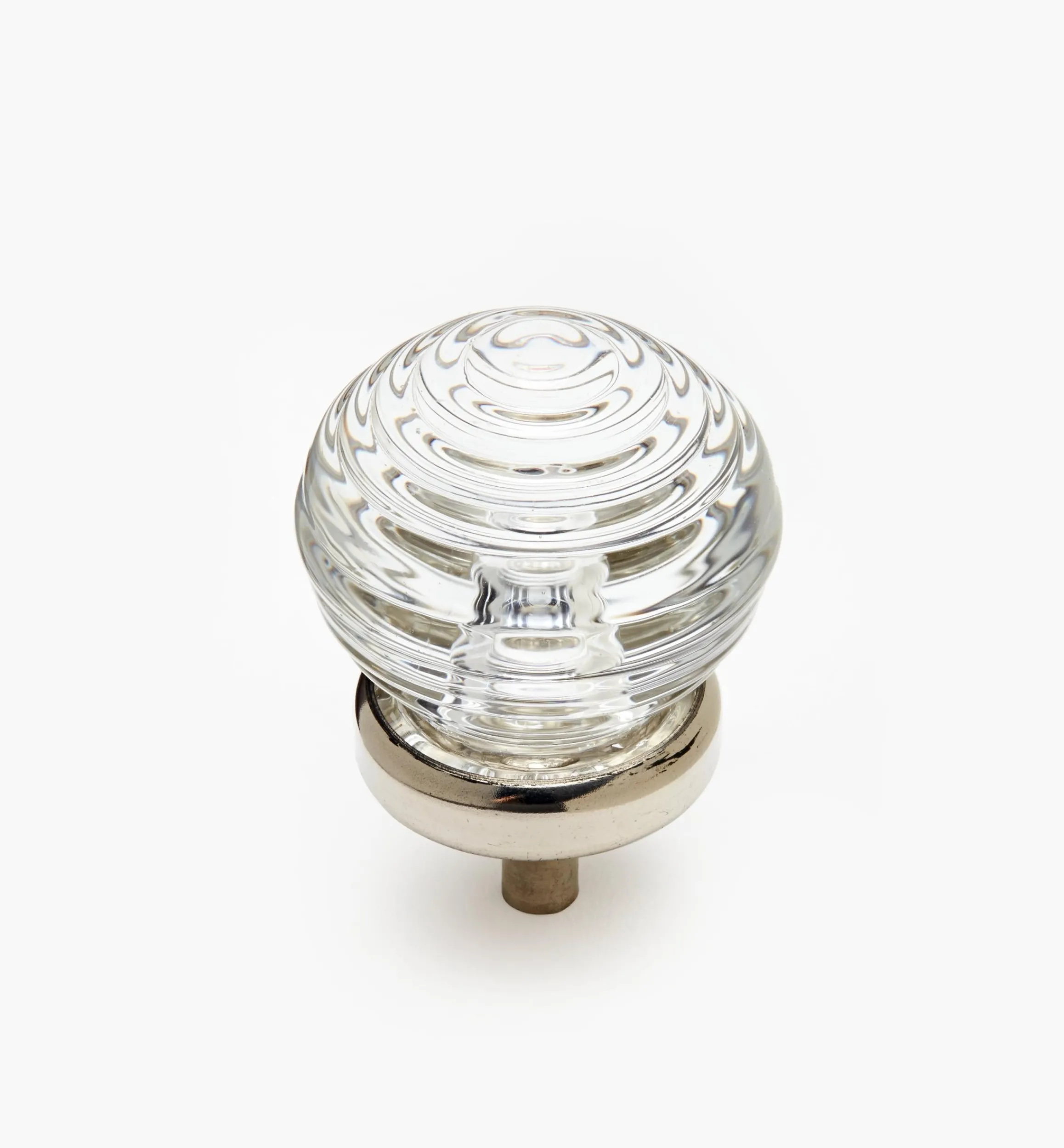 Lee Valley Knobs>Glass Ringed Ball Knob