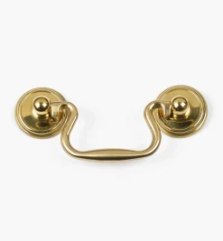 Lee Valley Pulls>Gooseneck Pull With Rosettes