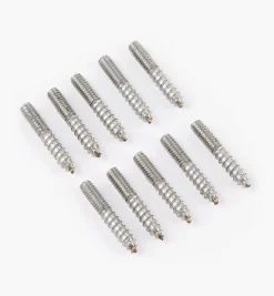 Lee Valley Fasteners>Hanger Bolts For Knobs (8-32 Thread)
