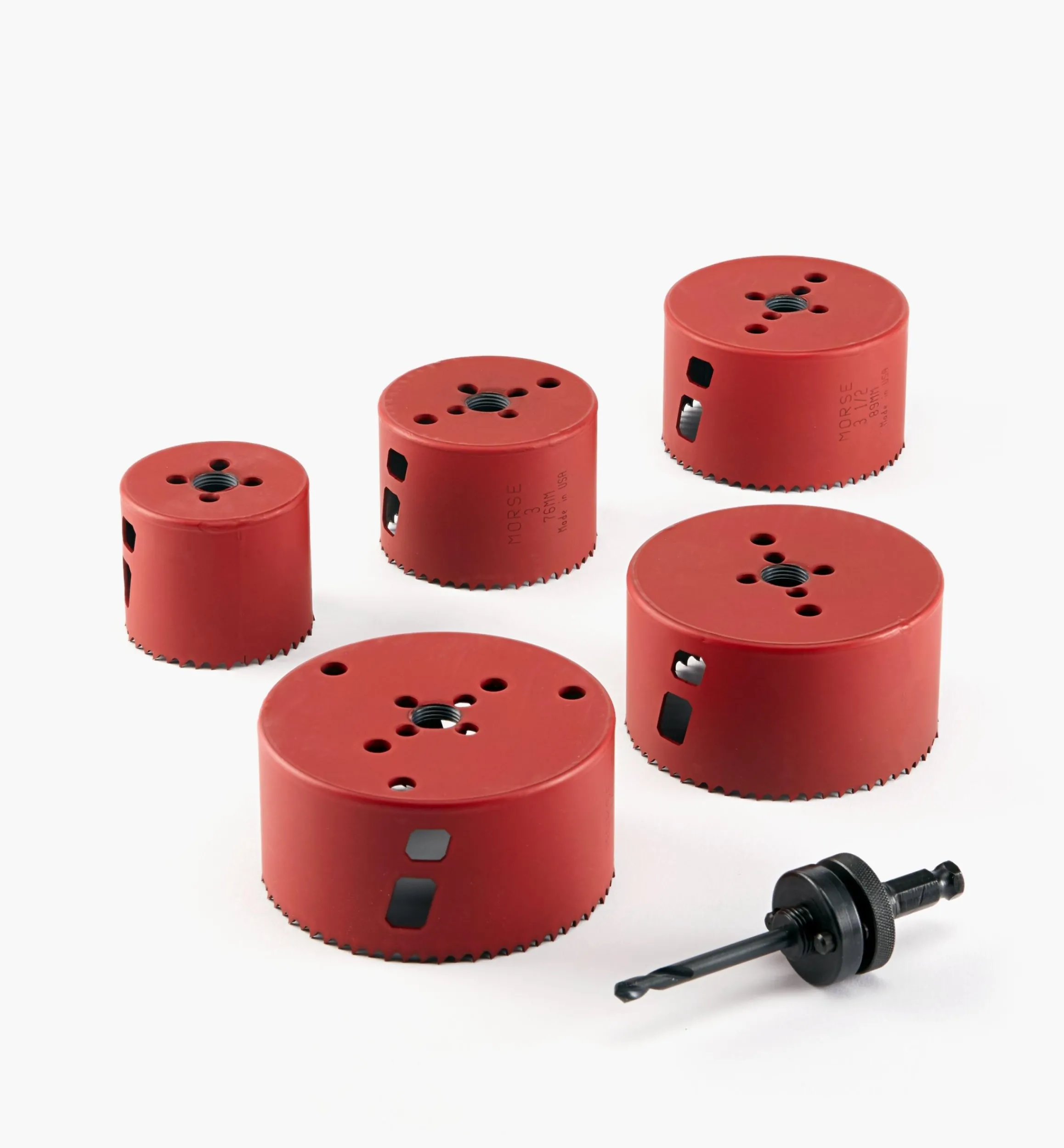 Lee Valley Power Tool Accessories>Hole Saws - Bimetal (HSS-Tipped)