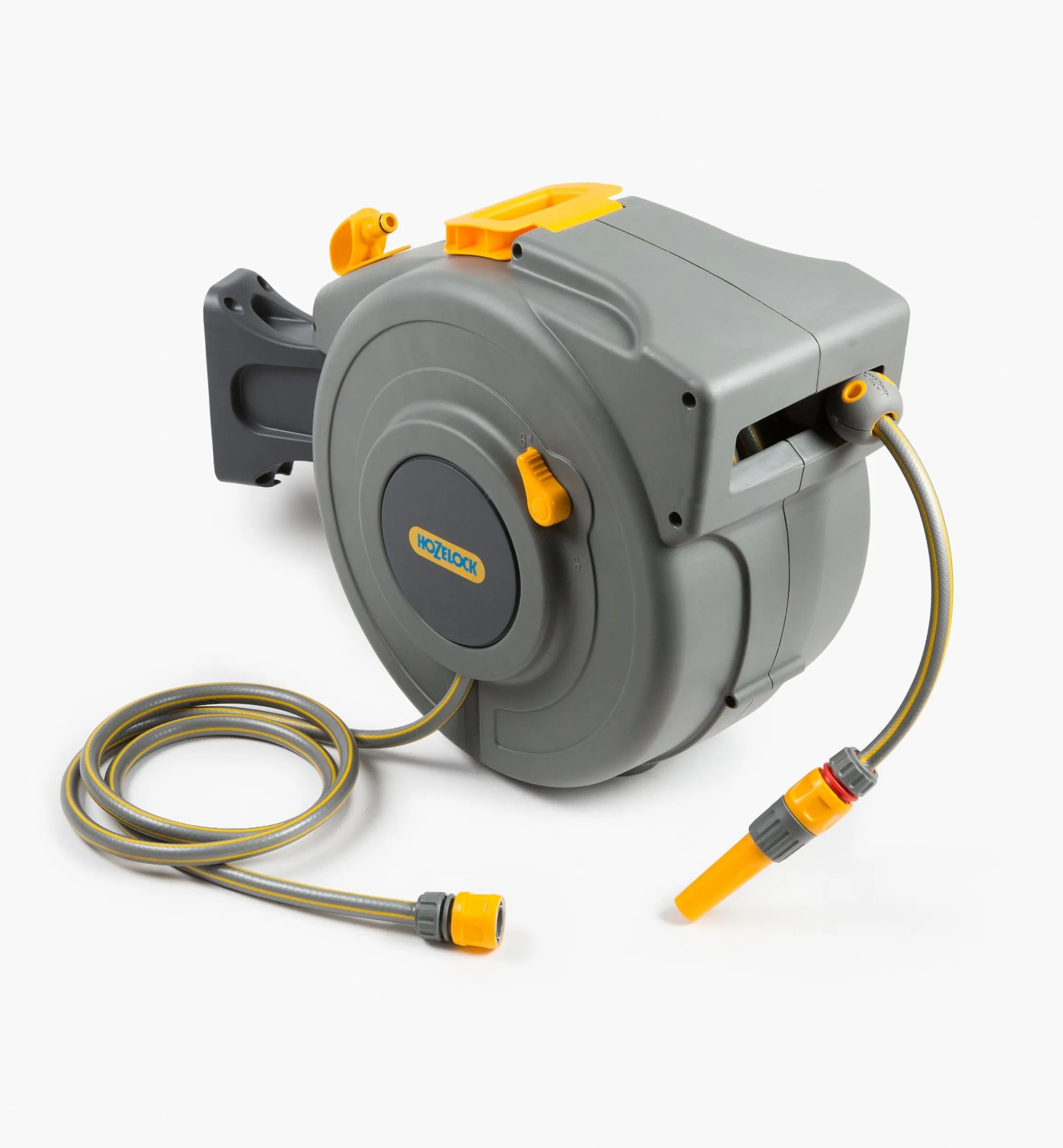 Lee Valley Hoses & Accessories>Hozelock Auto-Retracting Hose Reels