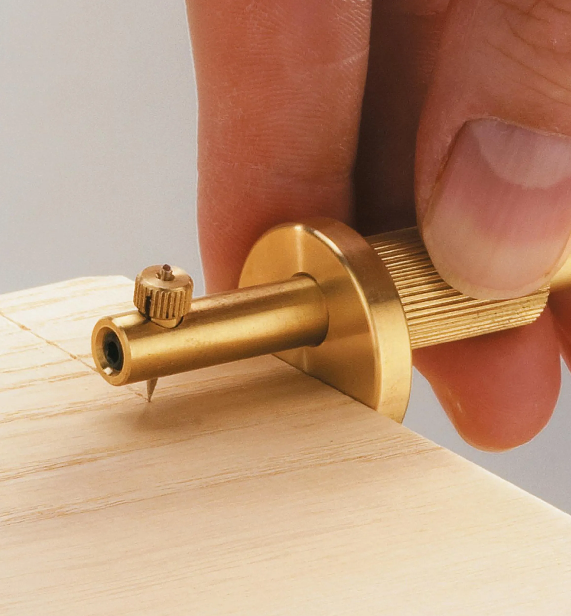Lee Valley Marking & Measuring>3-in-1 Brass Marking Gauge
