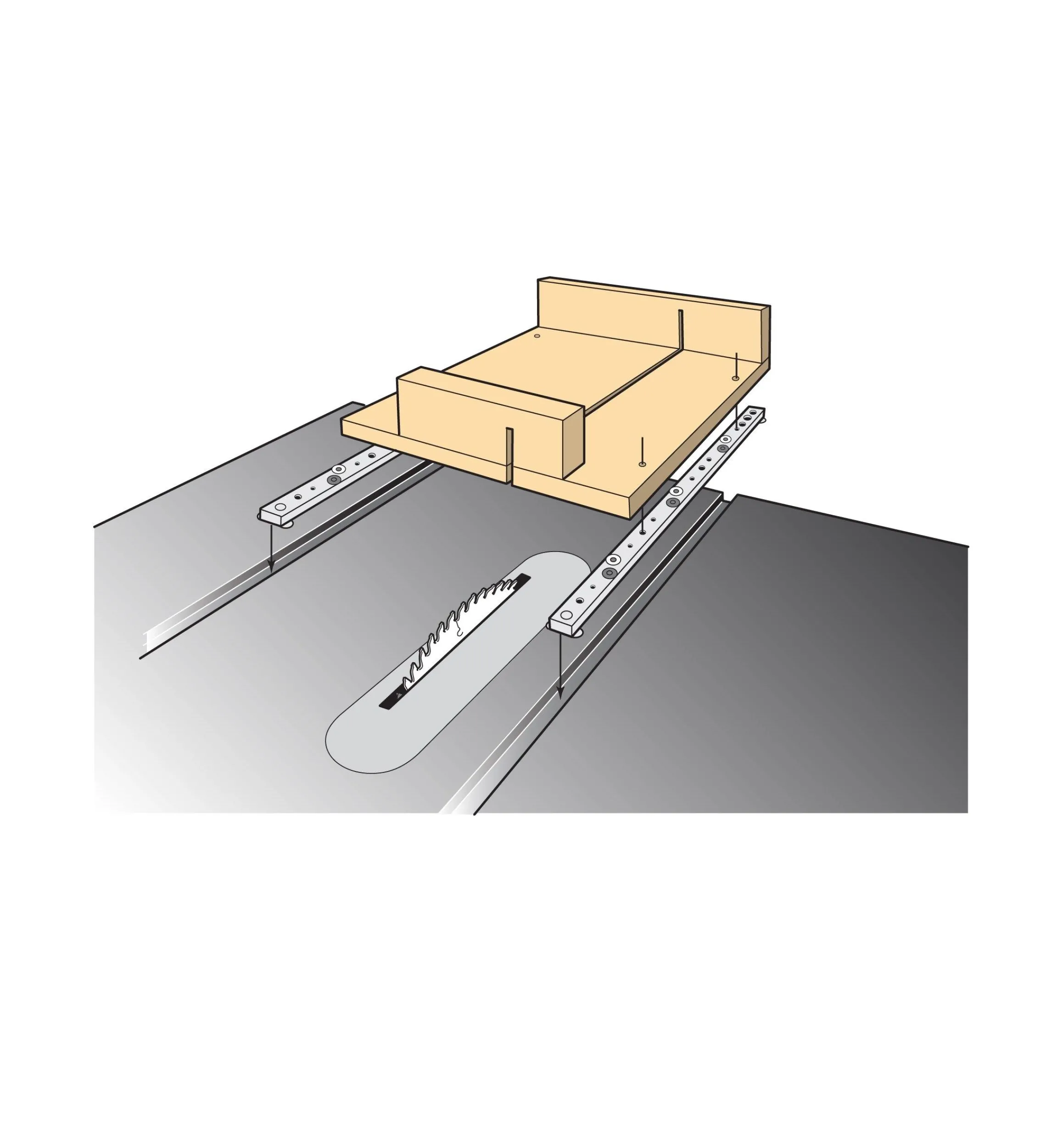 Lee Valley Power Tool Accessories>Incra Miter-Slot Slider Bars