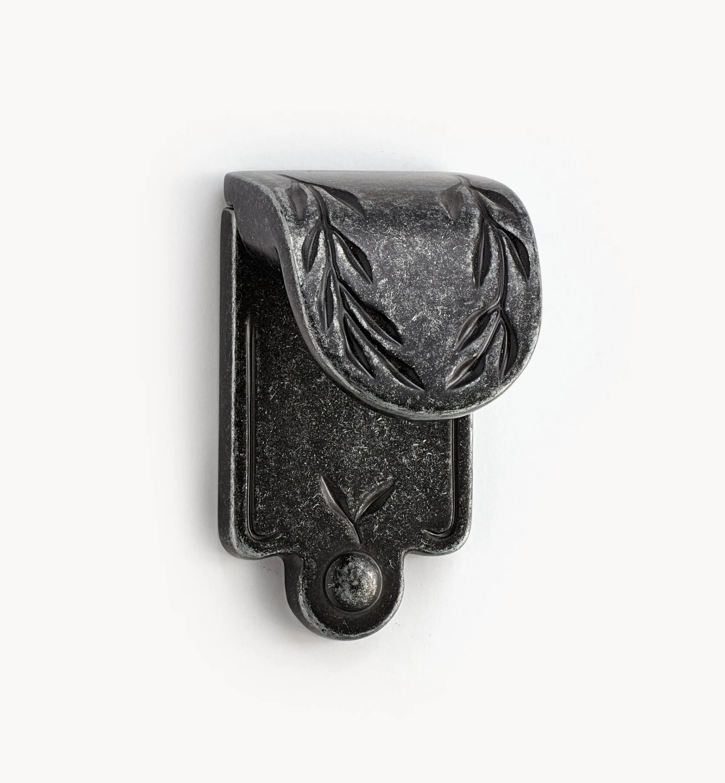 Lee Valley Pulls>Inspirations Leaf Motif Finger Pull