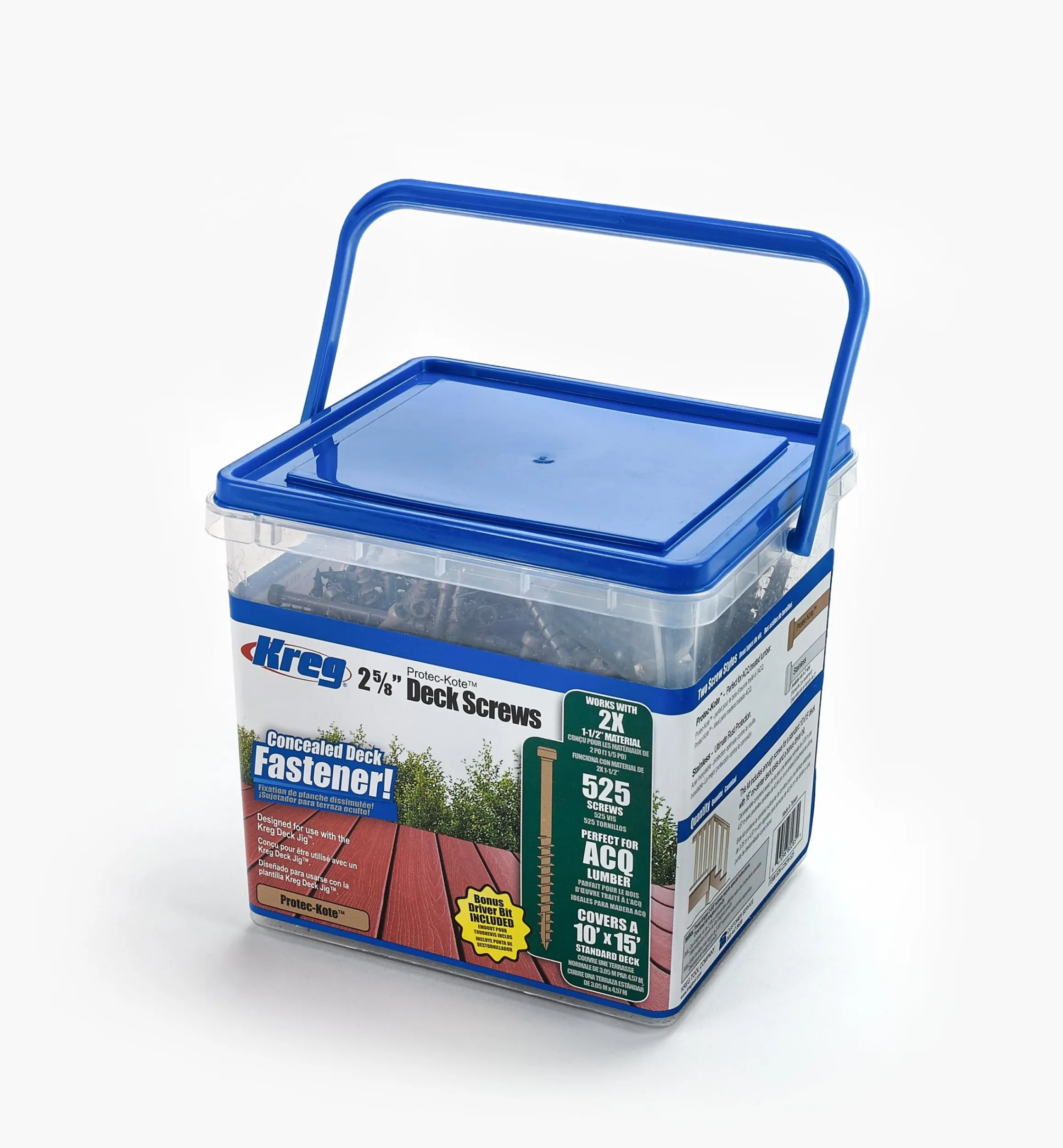 Lee Valley Screws>Kreg Coated Deck Screws