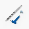 Lee Valley Power Tool Accessories>Kreg Easy-Set Step-Drill Bit, Depth Collar & Thickness Gauge