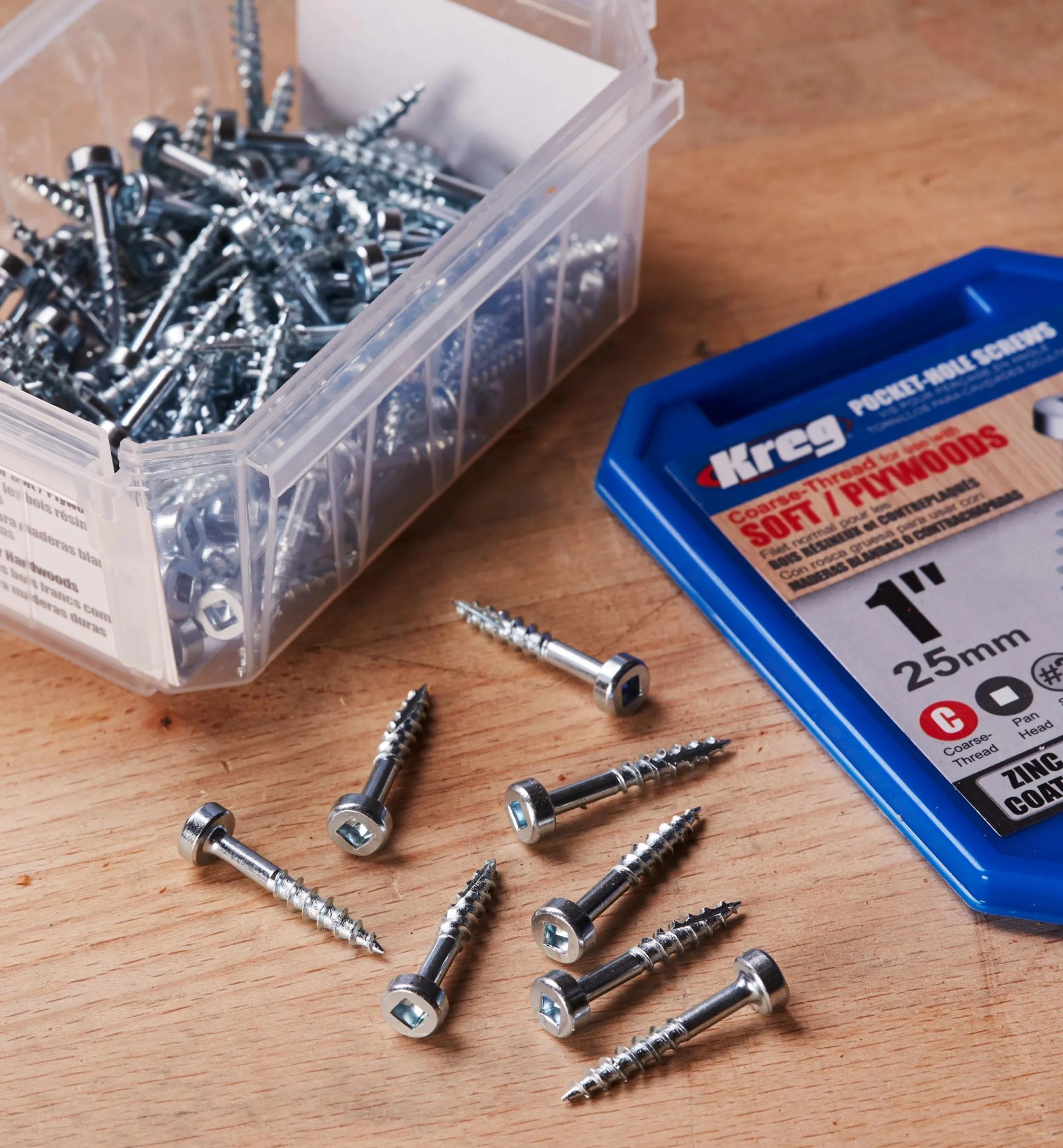 Lee Valley Screws>Kreg Pan-Head Pocket-Hole Screws