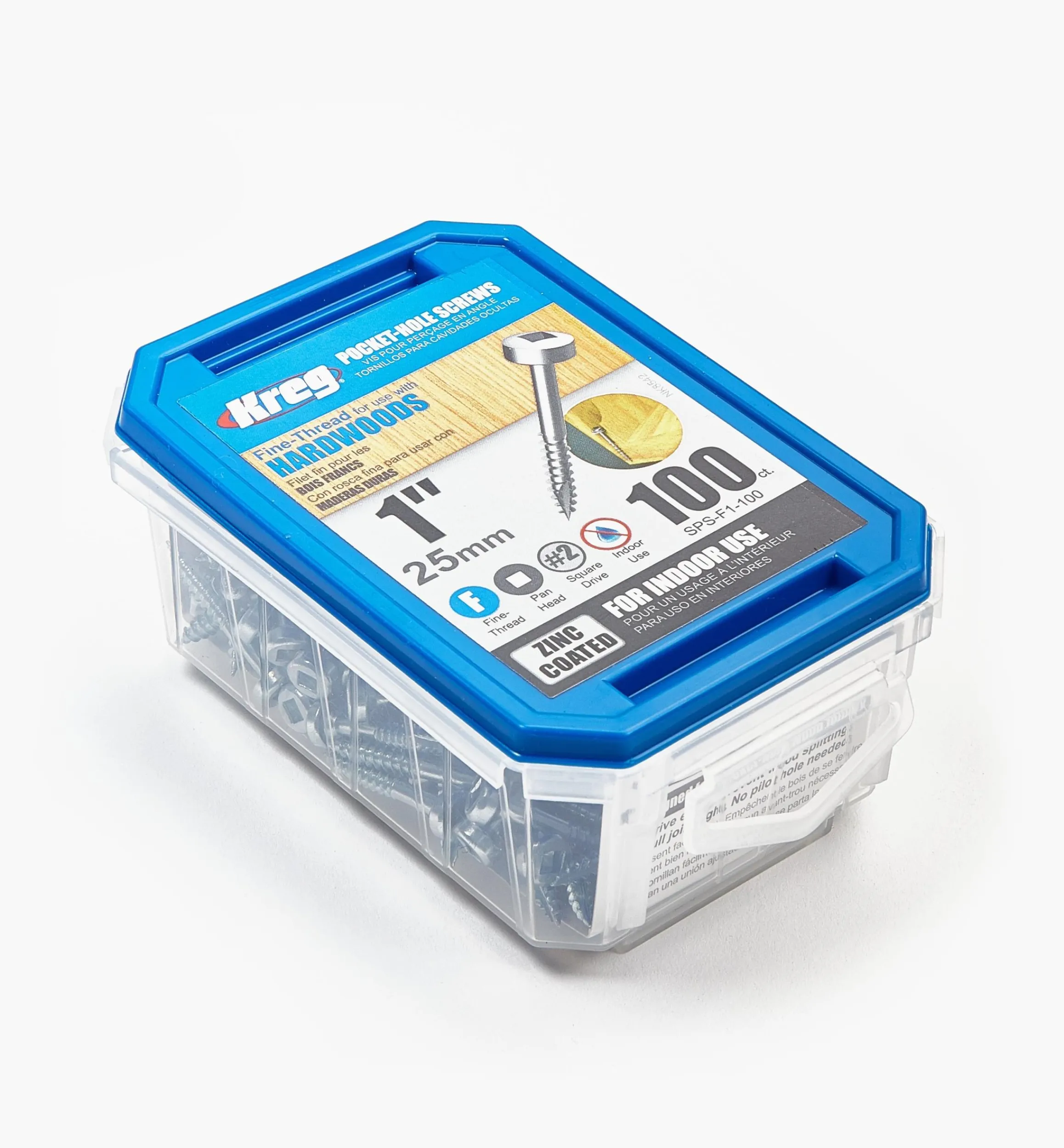 Lee Valley Screws>Kreg Pan-Head Pocket-Hole Screws