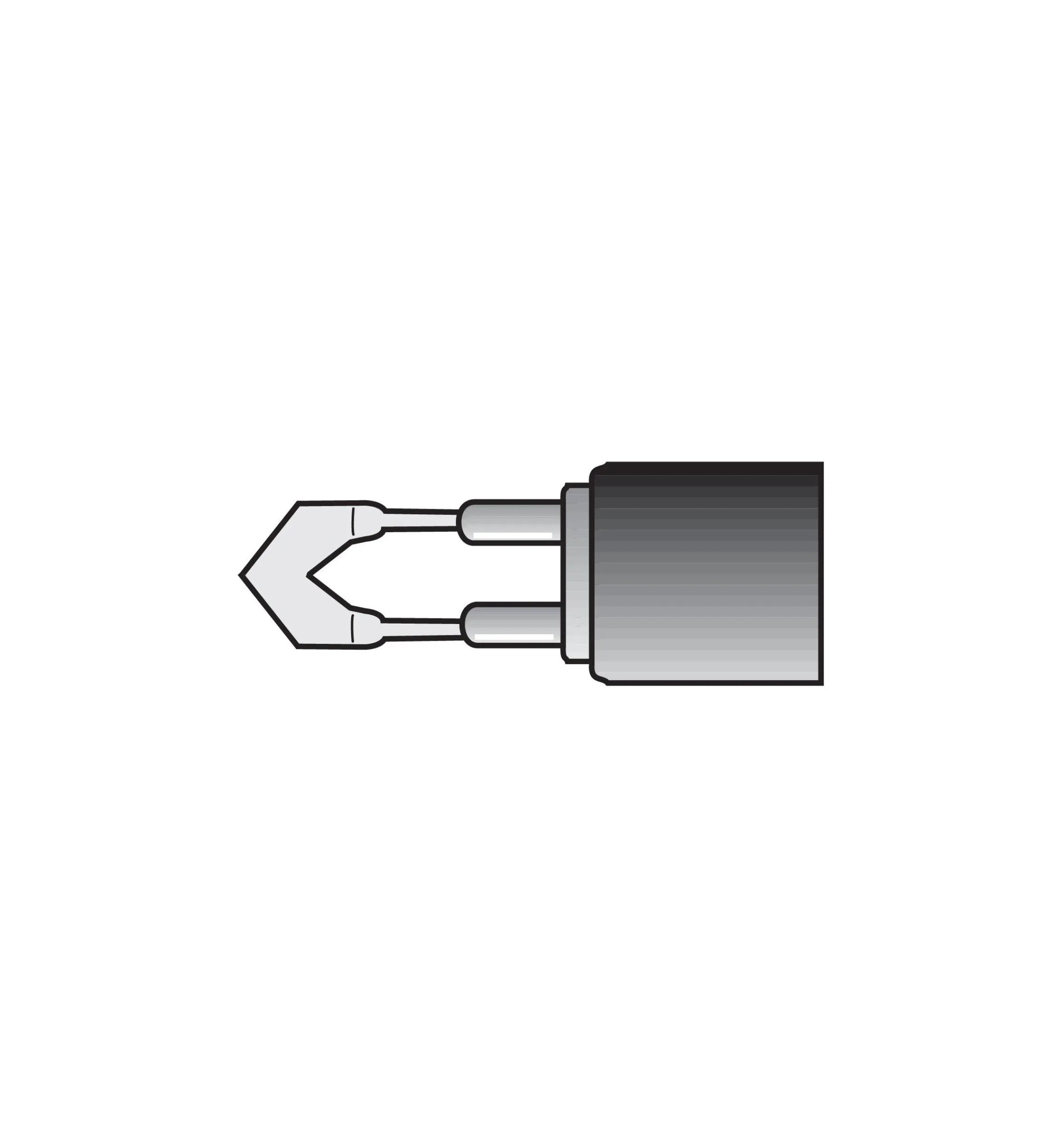 Lee Valley Power Tool Accessories>#16L Heavy-Duty Handpiece For Razertip Wood Burning System
