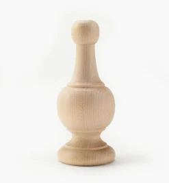 Lee Valley Project Supplies>Large Hardwood Curtain Rod Finial