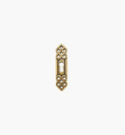 Lee Valley Escutcheons>Lattice And Bead Vertical Escutcheon