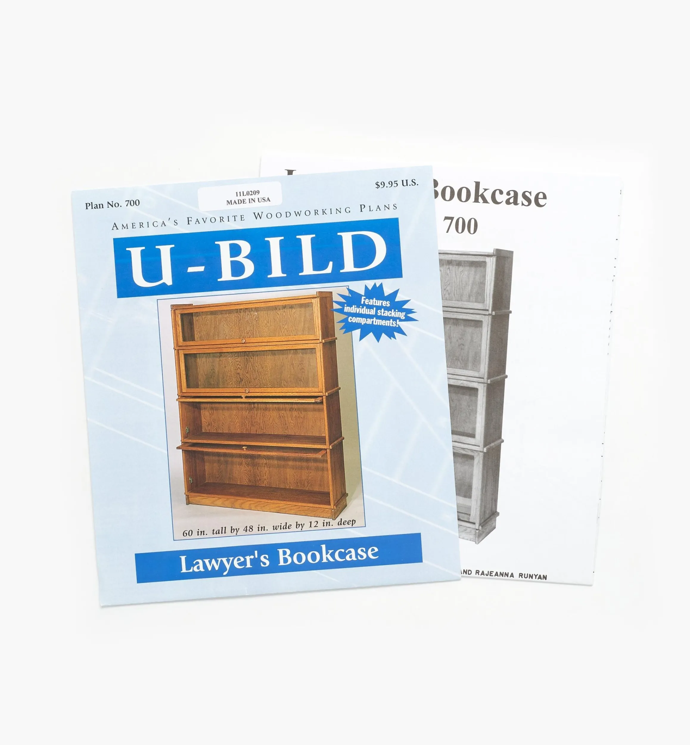 Lee Valley Plans>Lawyer's Bookcase Plan