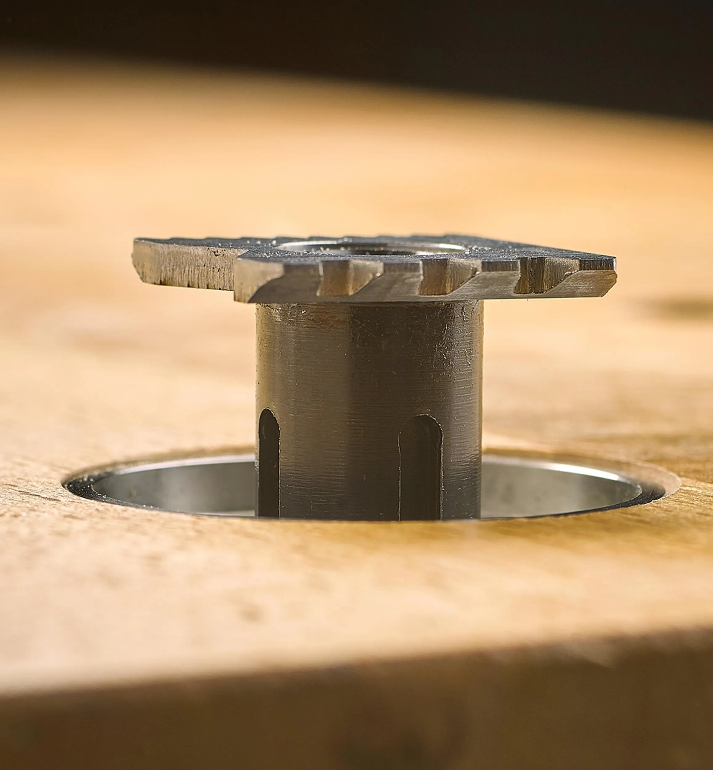 Lee Valley Workshop>Replica Recessed Bench Stop