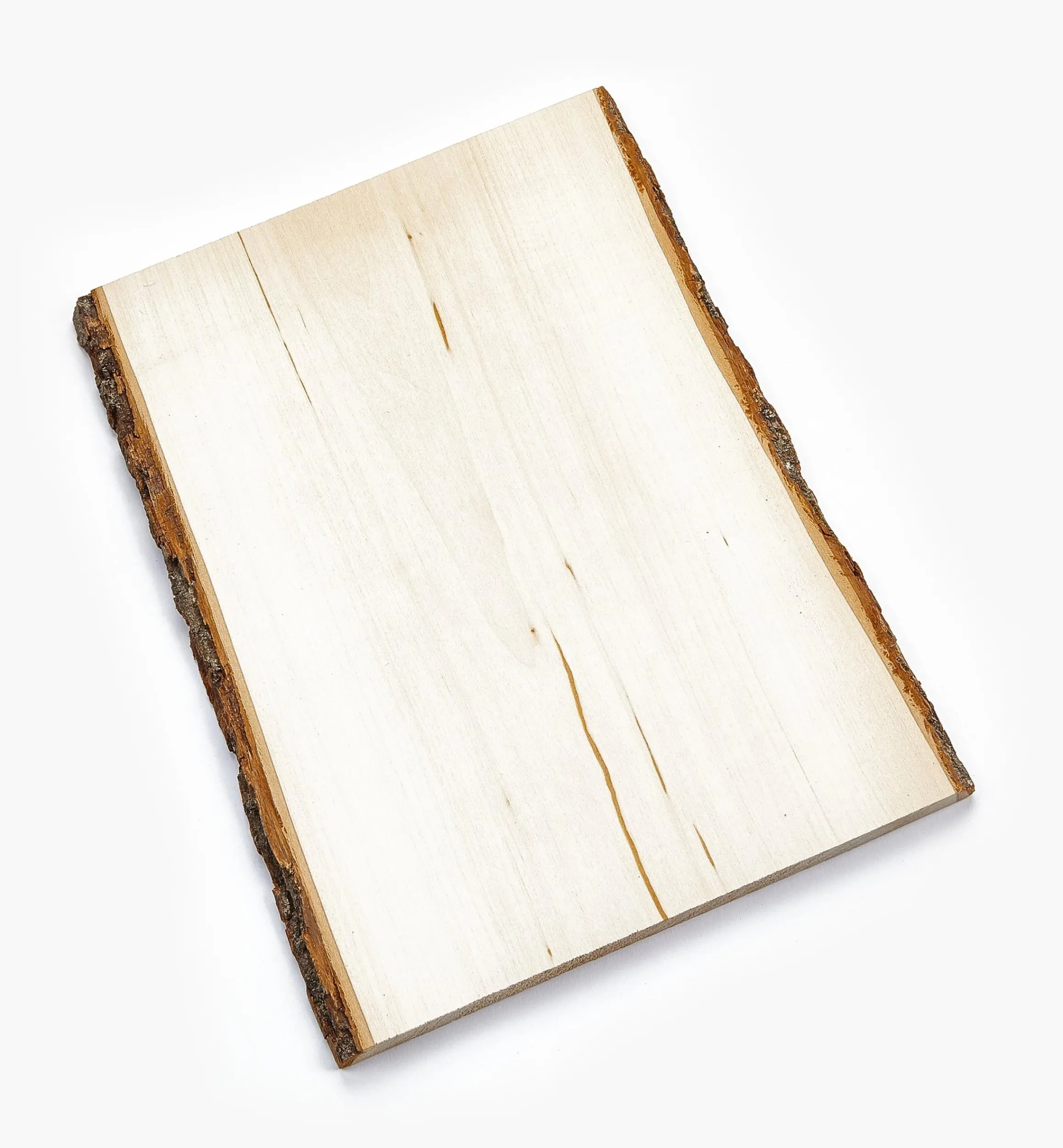 Lee Valley Supplies>Live-Edge Rectangular Basswood Plaques