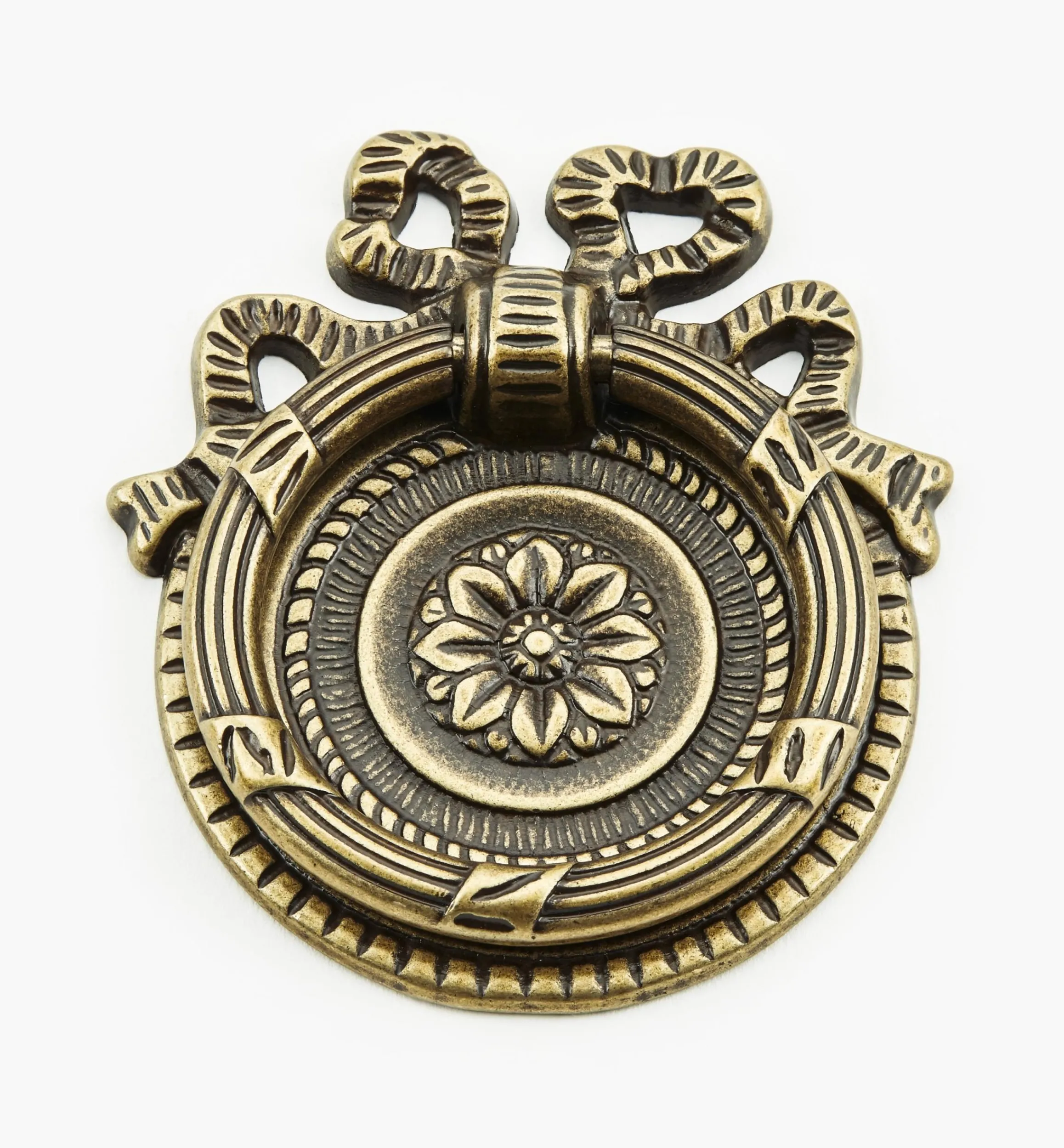 Lee Valley Pulls>Louis XVI Ribbon Ring Pulls
