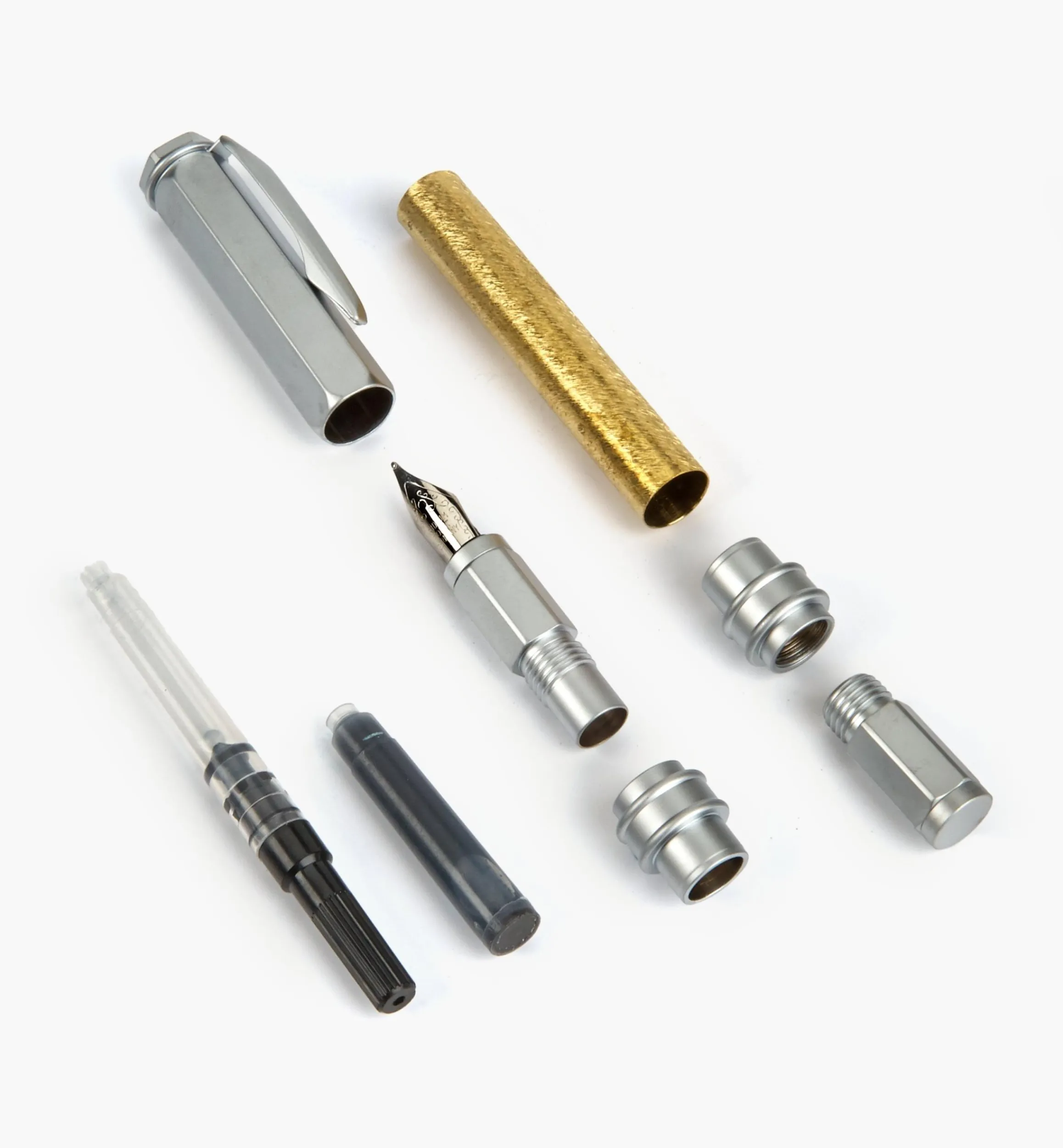 Lee Valley Project Supplies>Magnetic Vertex Fountain Pen Hardware