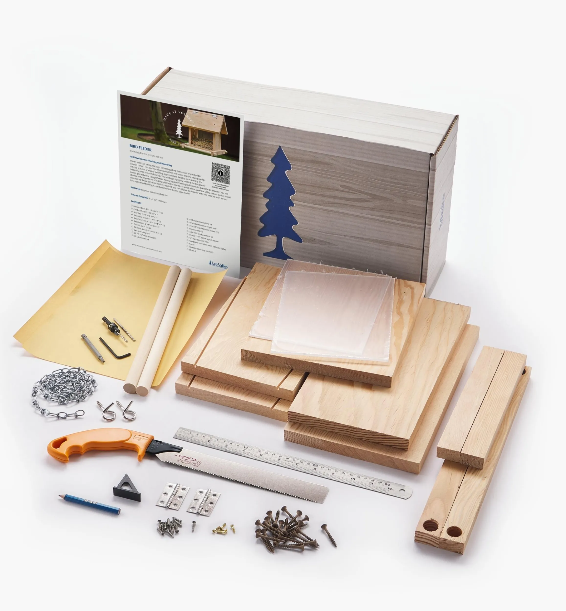 Lee Valley Supplies>Make It Yourself Bird Feeder Kit