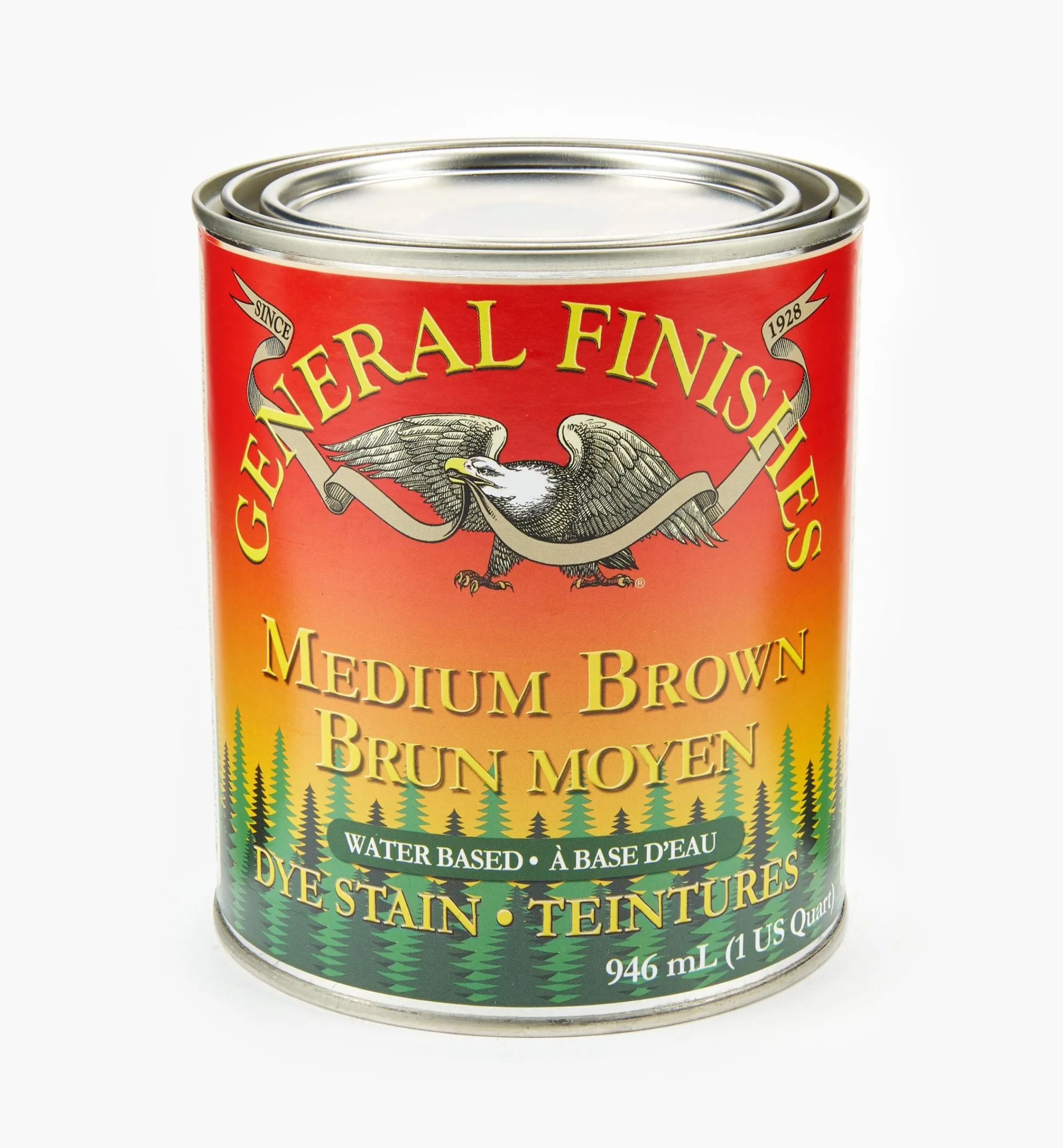 Lee Valley Supplies>Medium Brown General Water-Based Dye Stain