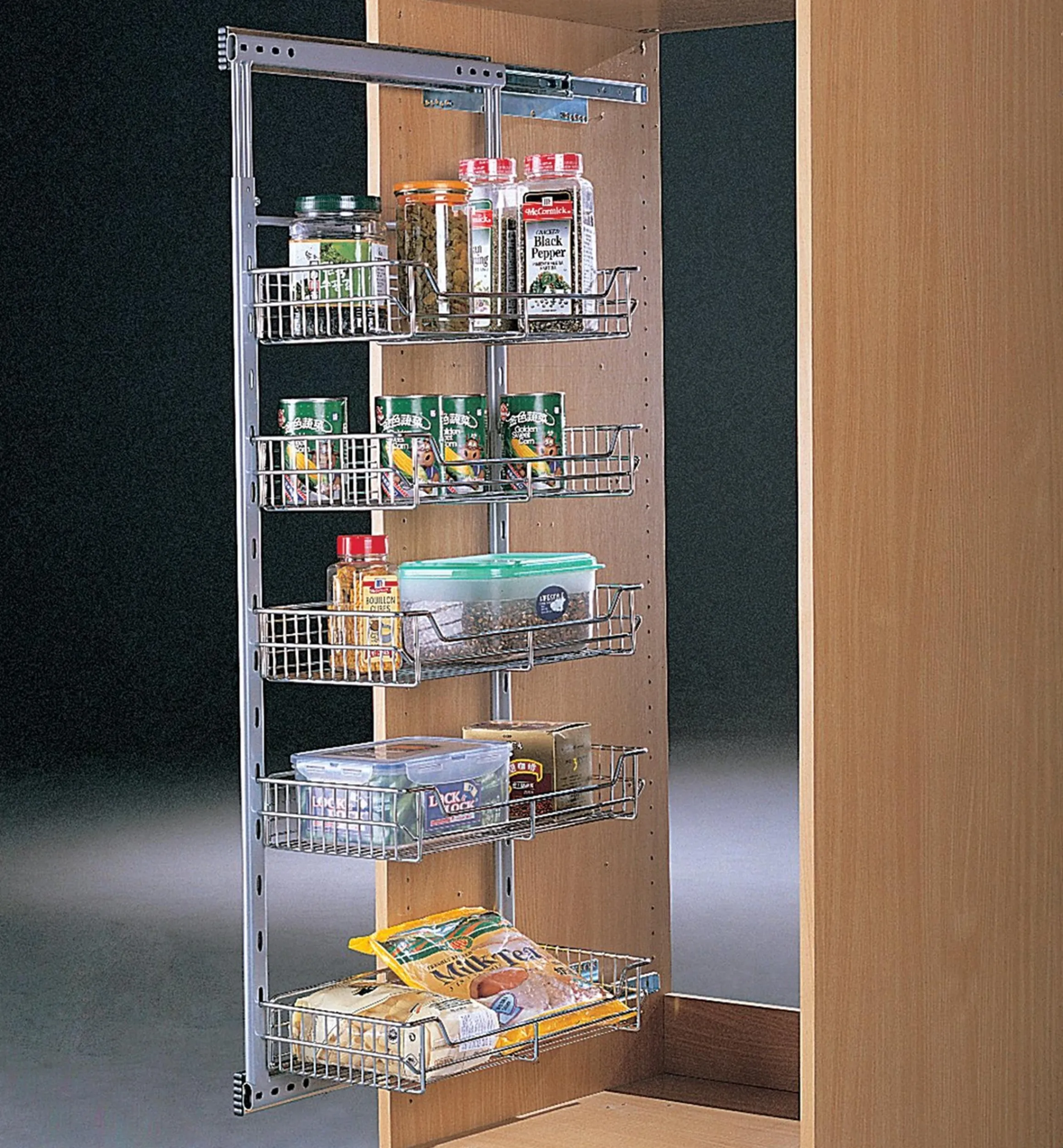 Lee Valley Kitchen Hardware>Medium Side-Mount Pullouts