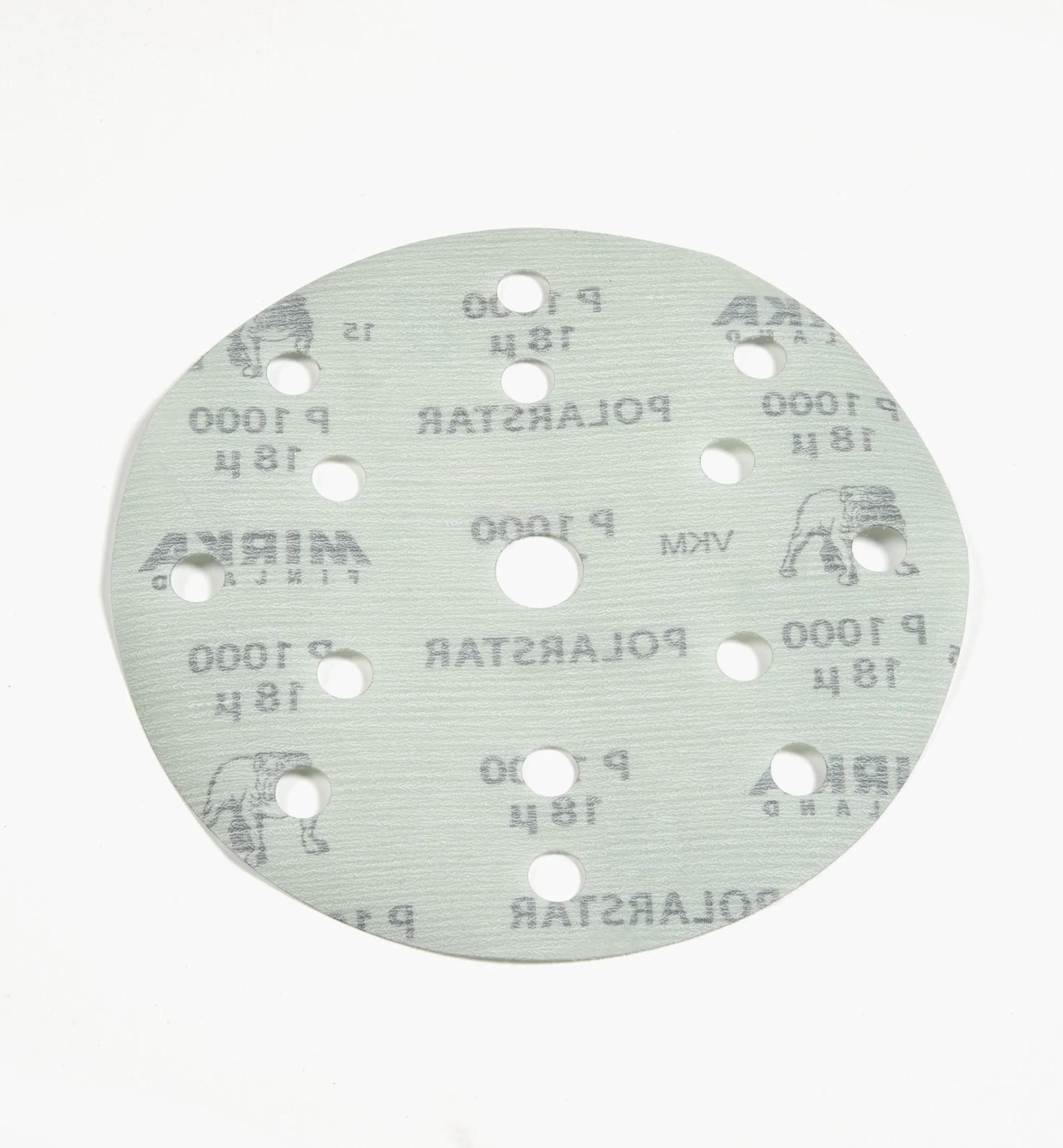 Lee Valley Supplies>Mirka 6" Polarstar 15-Hole Film-Backed Grip Discs