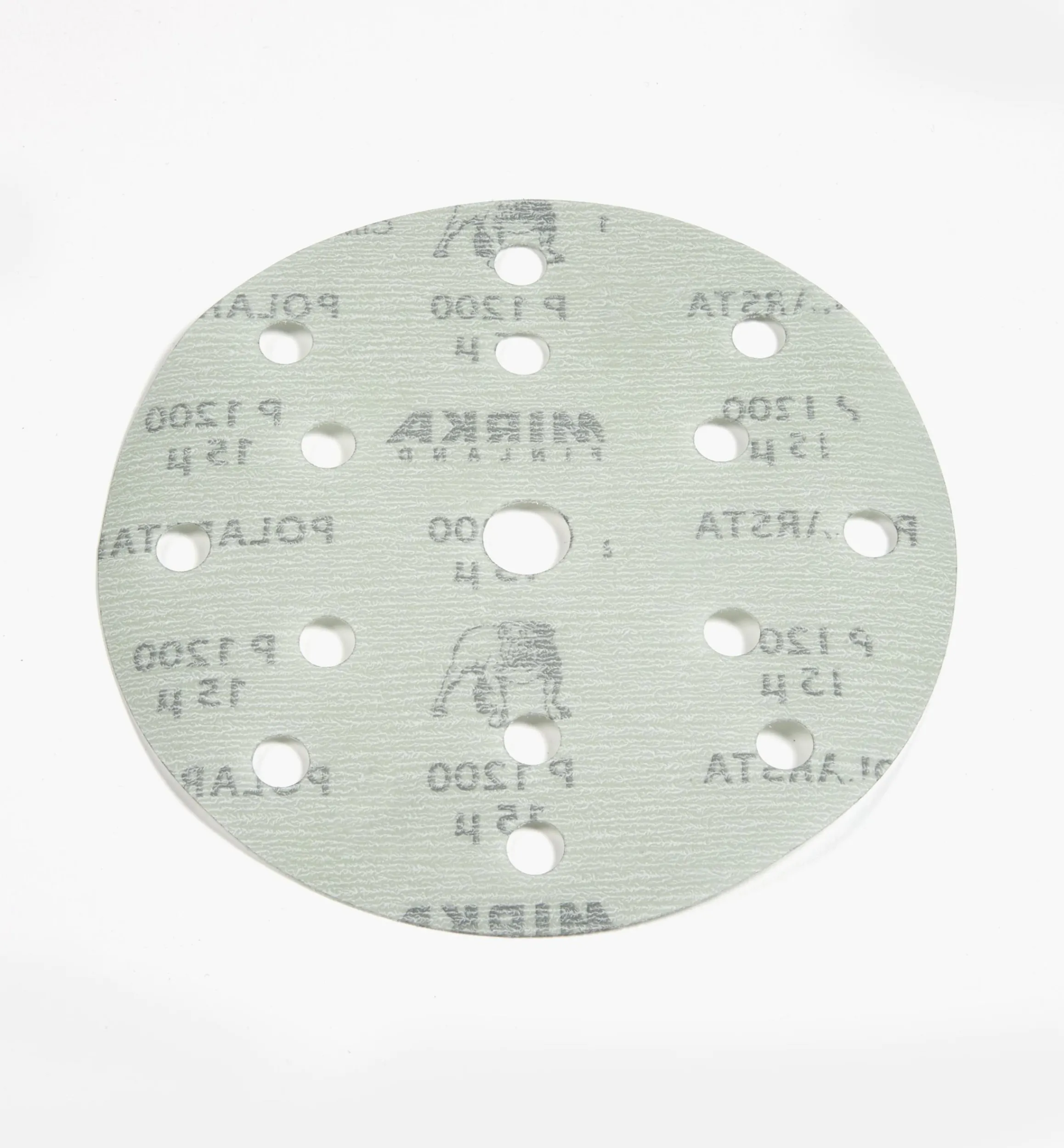 Lee Valley Supplies>Mirka 6" Polarstar 15-Hole Film-Backed Grip Discs