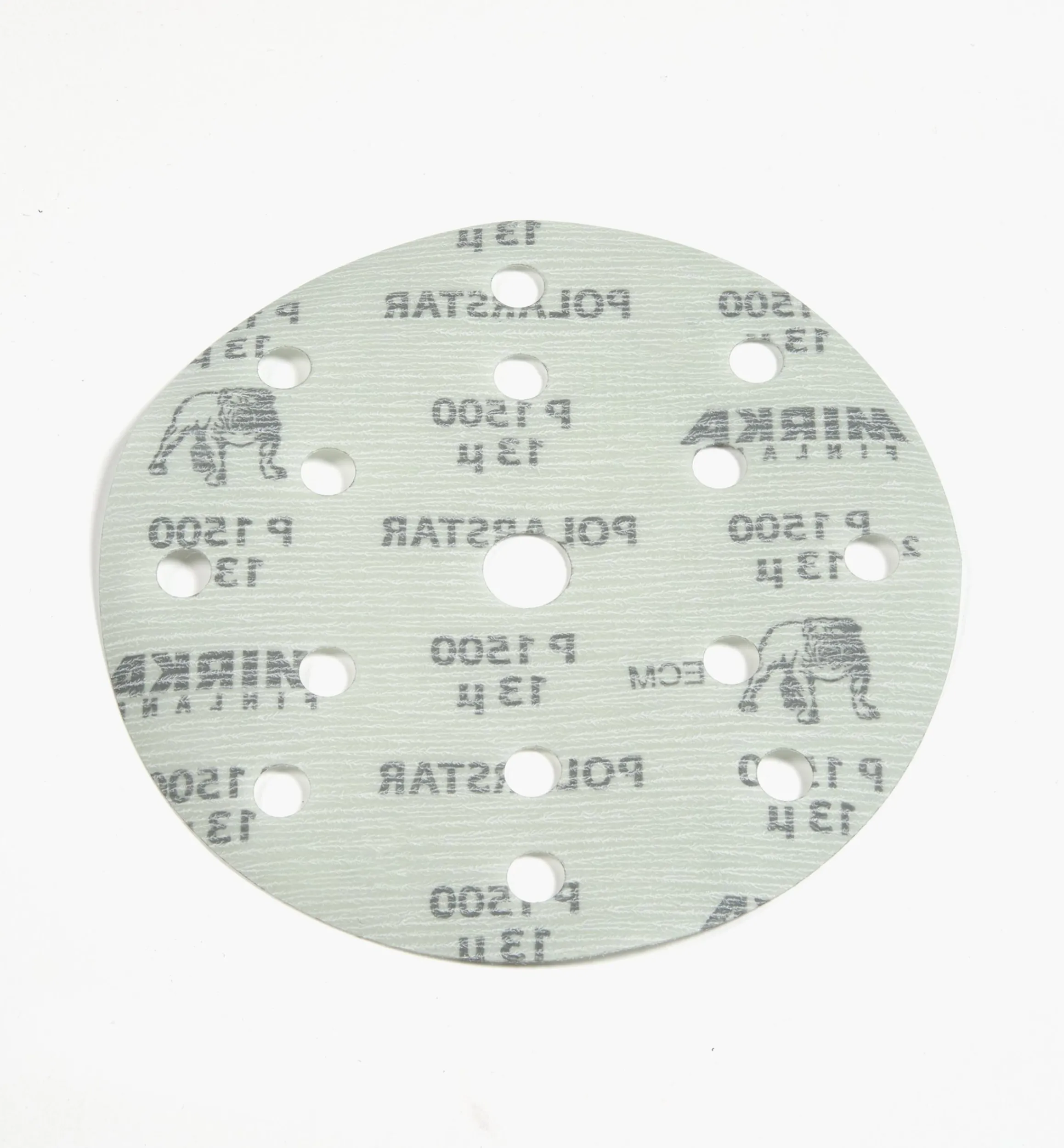 Lee Valley Supplies>Mirka 6" Polarstar 15-Hole Film-Backed Grip Discs