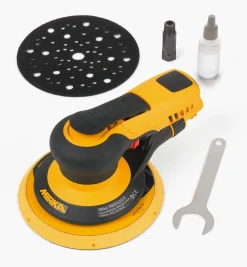 Lee Valley Power Tools>Mirka PROS 6" Pneumatic Sander, 2.5mm Orbit