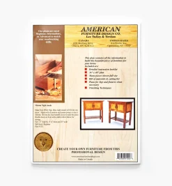 Lee Valley Plans>Mission Nightstand Plan