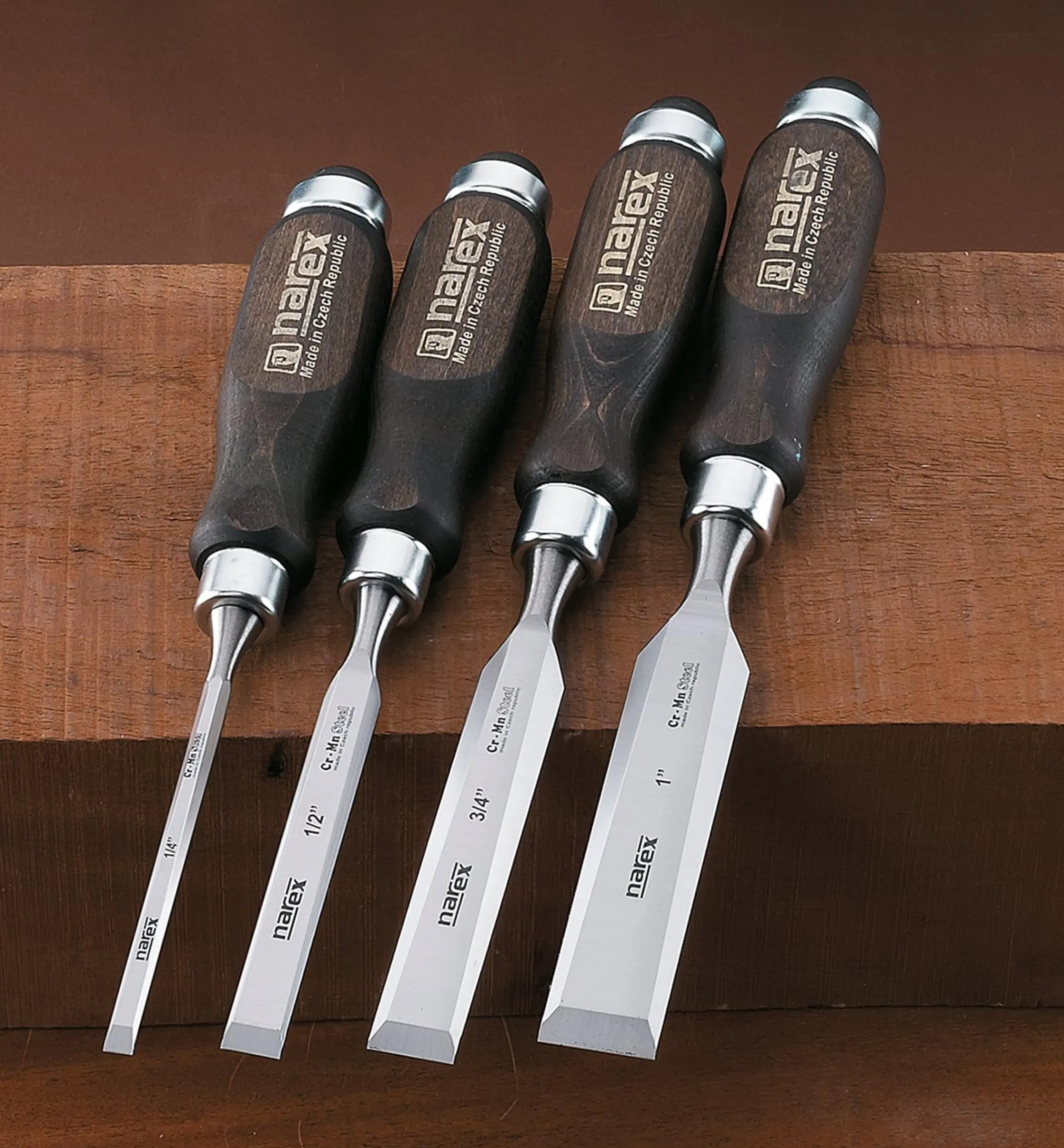 Lee Valley Hand Tools>Narex Classic Bevel-Edge Chisels