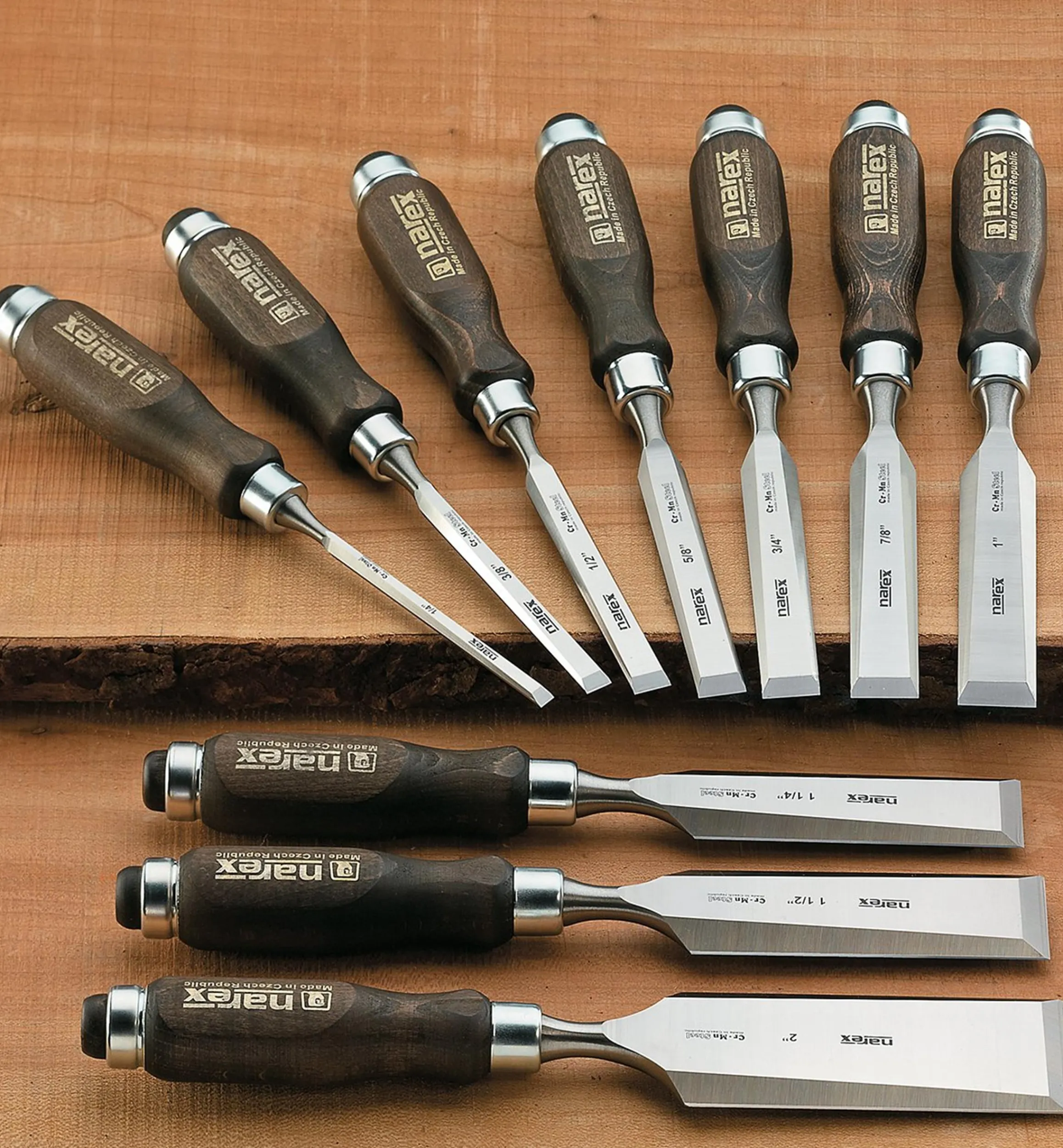 Lee Valley Hand Tools>Narex Classic Bevel-Edge Chisels