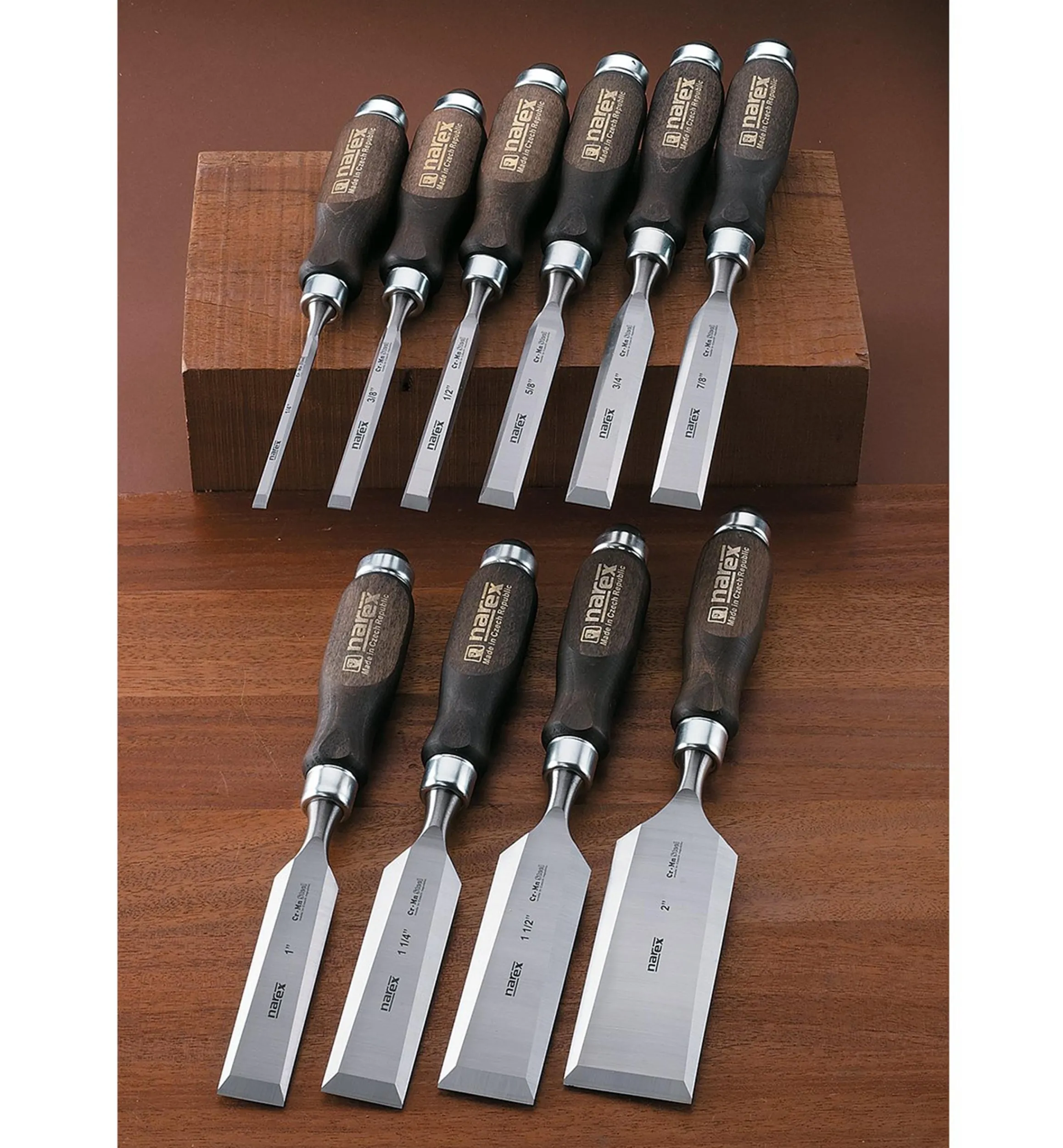 Lee Valley Hand Tools>Narex Classic Bevel-Edge Chisels