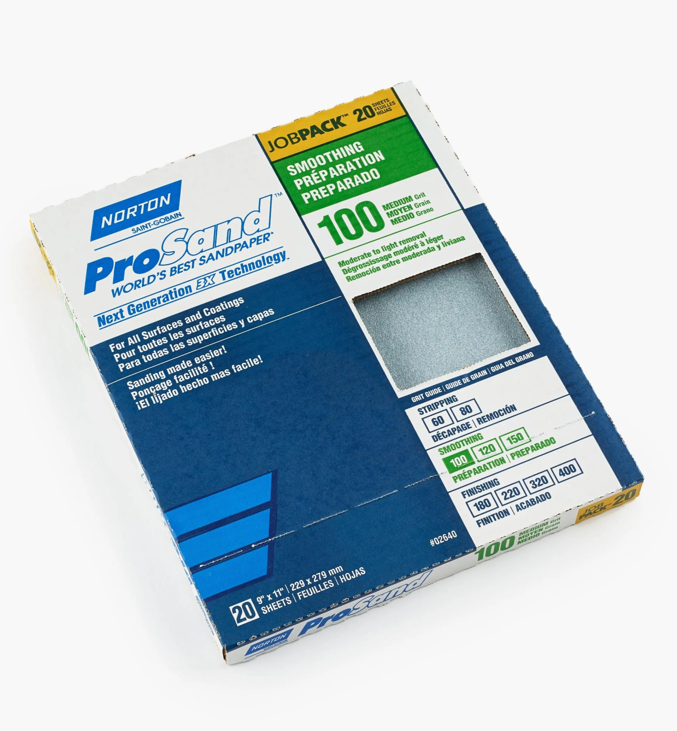 Lee Valley Supplies>Norton 3X ProSand Sandpaper