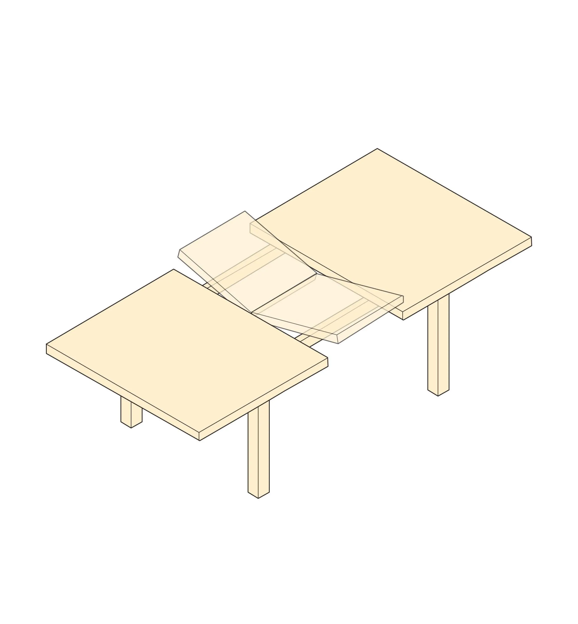Lee Valley Table Hardware>Offset-Bar Leaf-Mount Mechanism