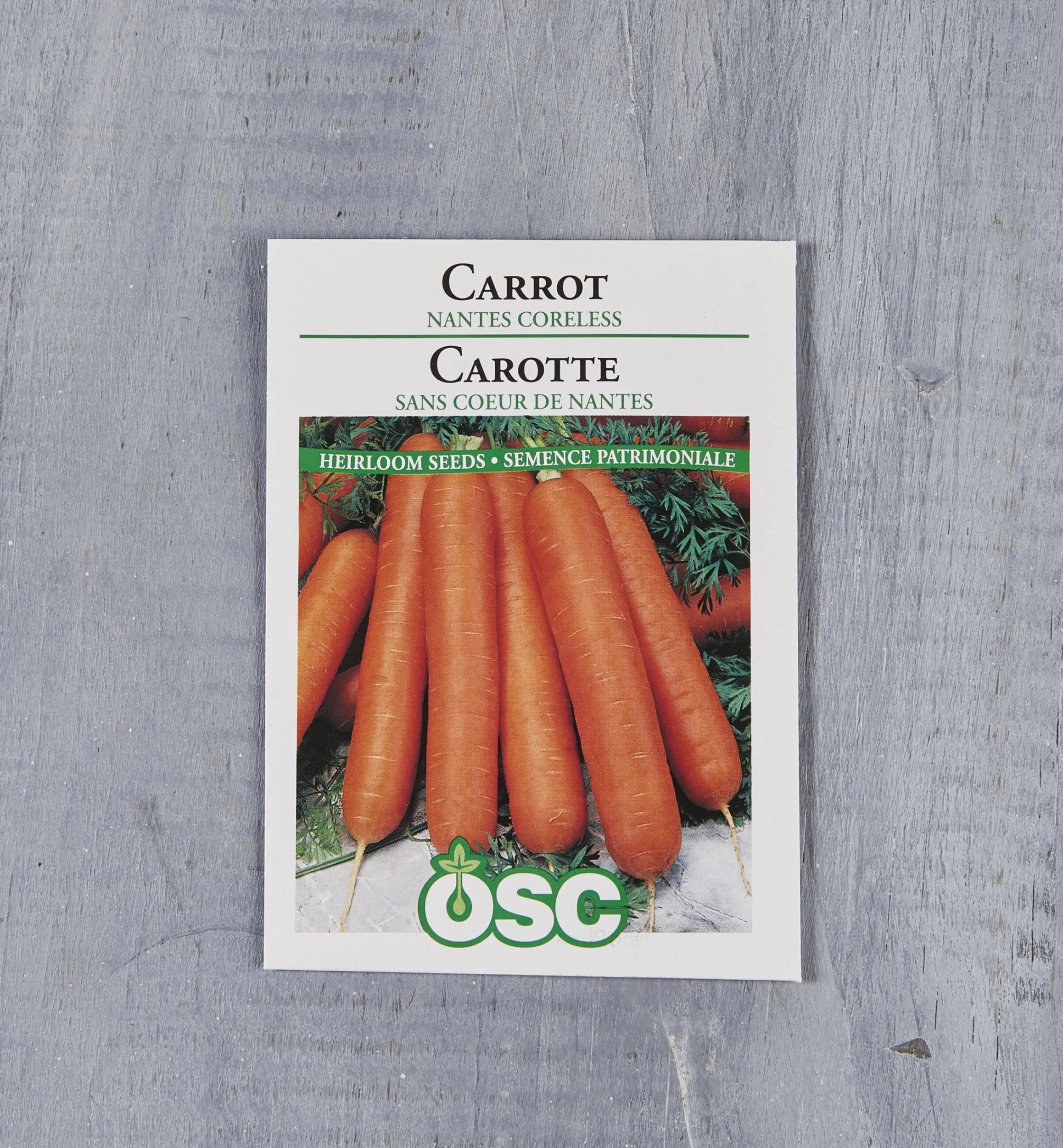 Lee Valley Seed Starting>OSC Carrot Seed Packets