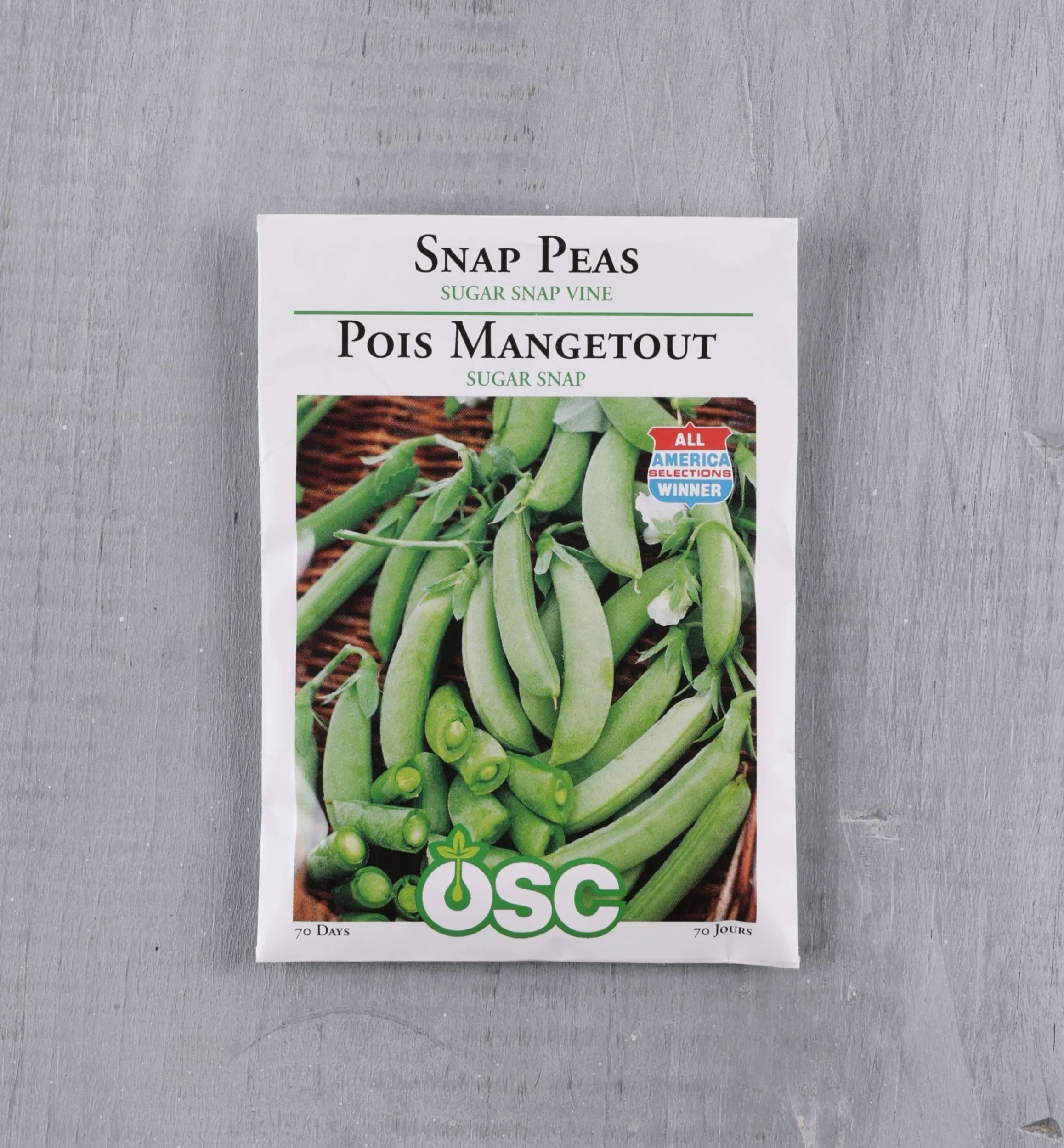 Lee Valley Seed Starting>OSC Pea Seed Packets