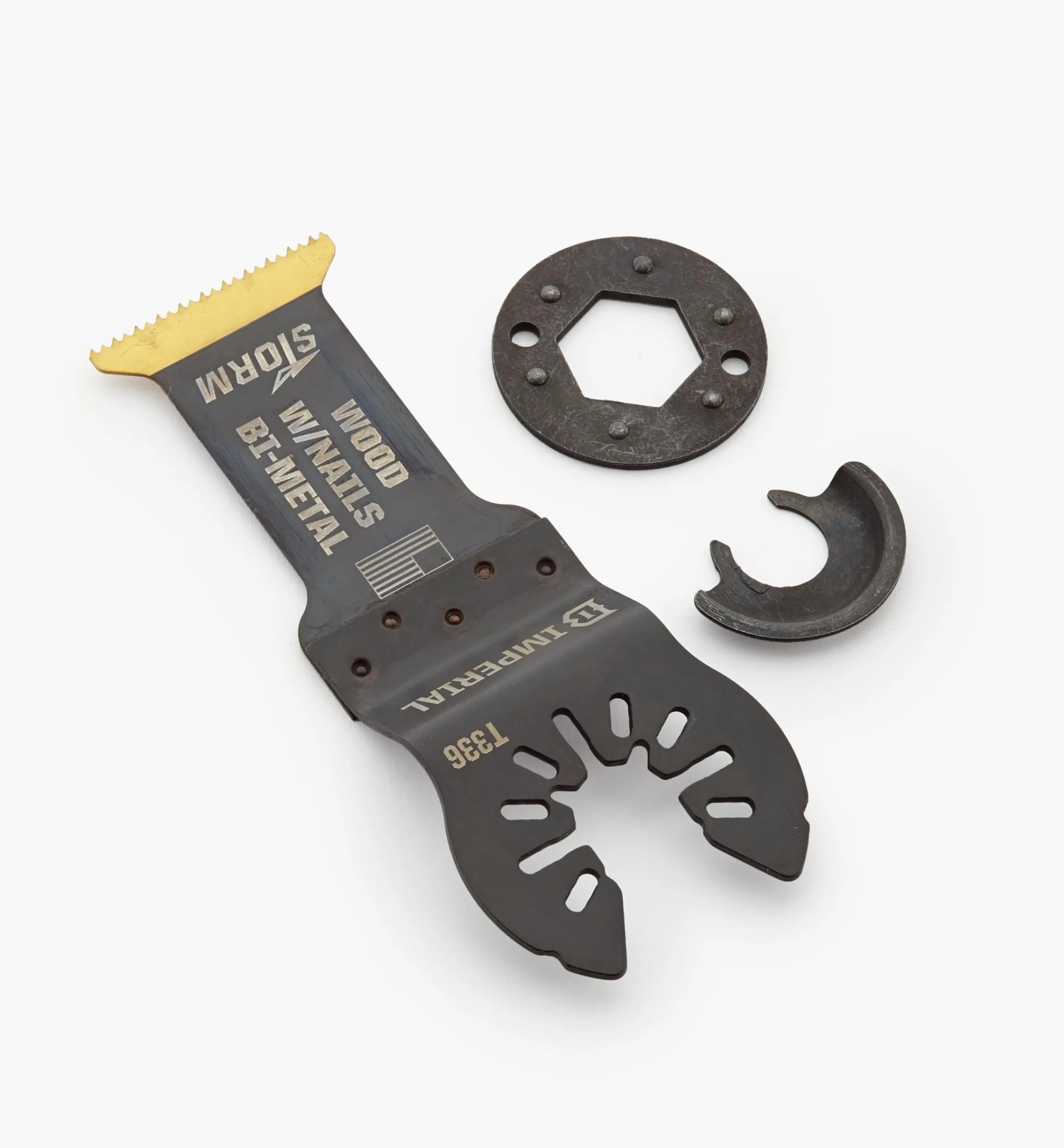 Lee Valley Power Tool Accessories>Oscillating Multi-Tool Titanium Nitride Coated Bimetal Cutters By Imperial Blades