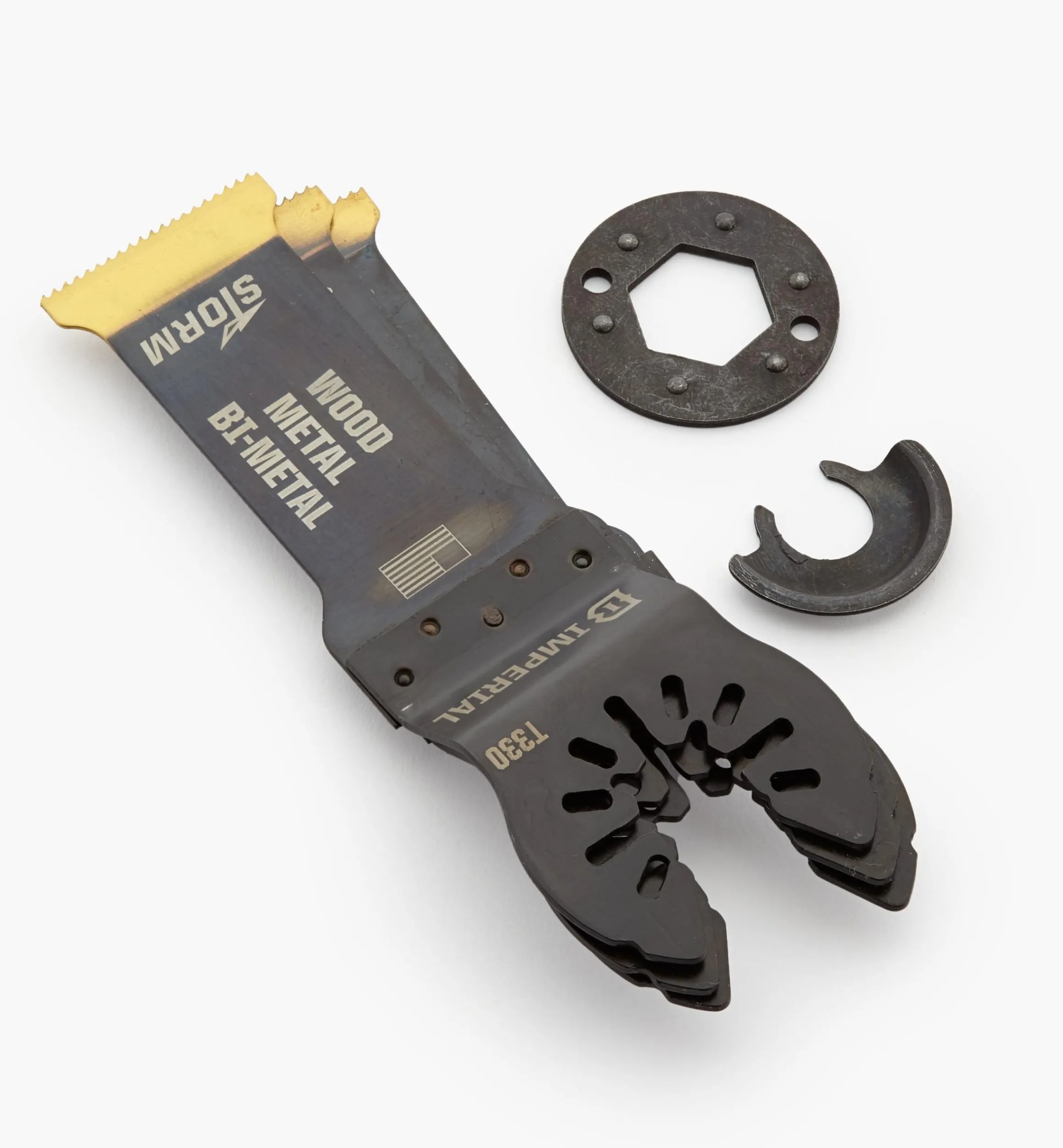 Lee Valley Power Tool Accessories>Oscillating Multi-Tool Titanium Nitride Coated Bimetal Cutters By Imperial Blades