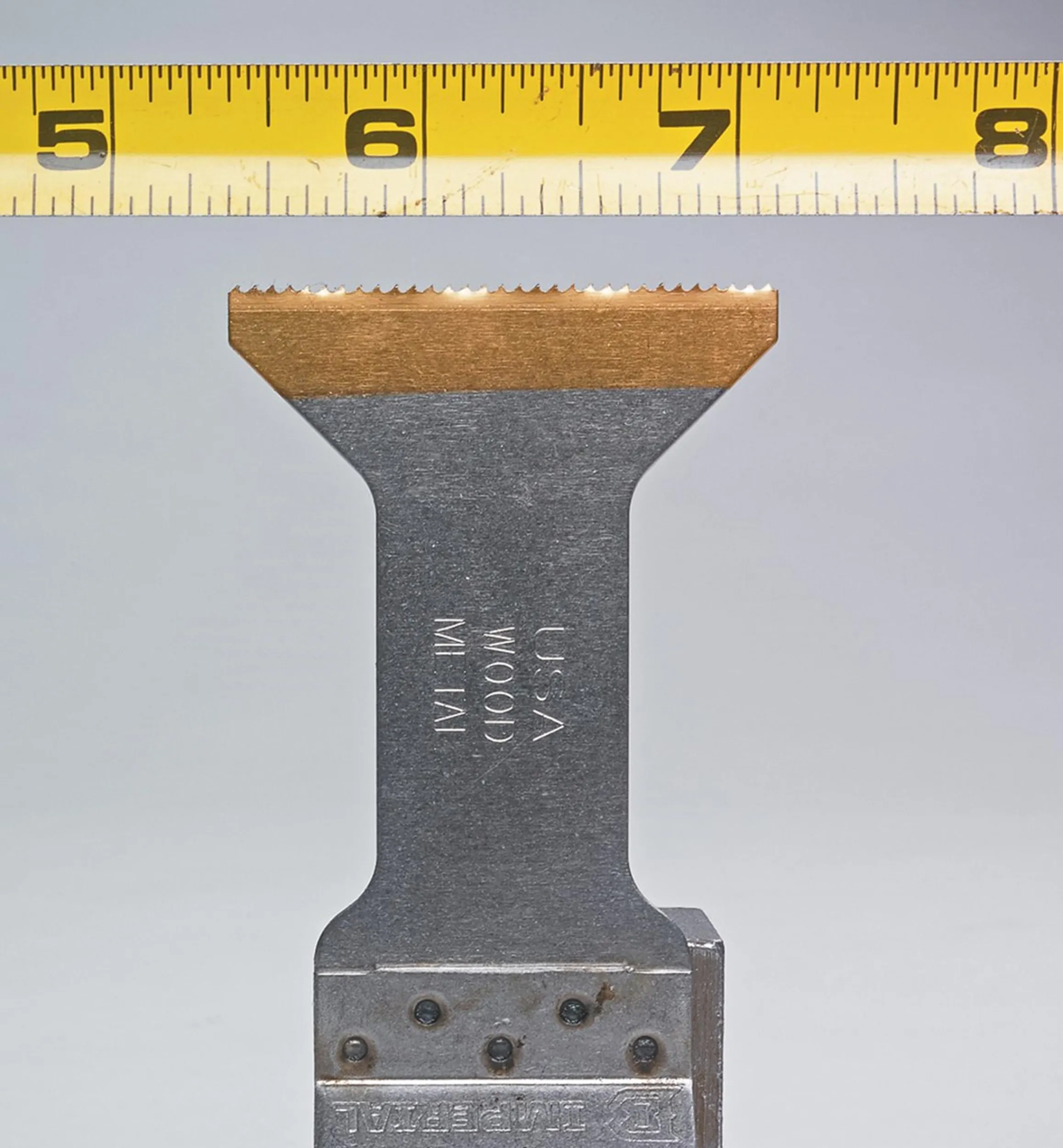 Lee Valley Power Tool Accessories>Oscillating Multi-Tool Titanium Nitride Coated Bimetal Cutters By Imperial Blades