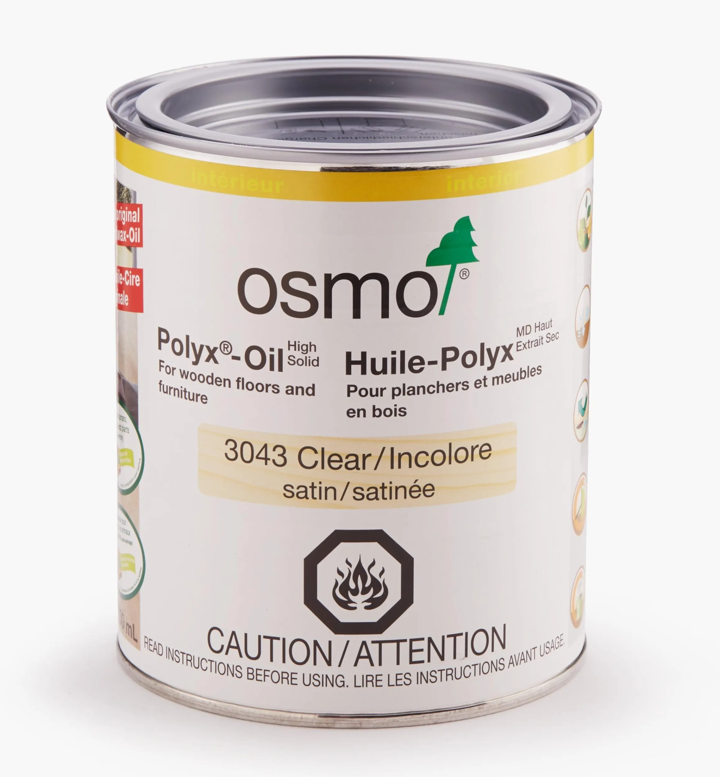 Lee Valley Supplies>Osmo Polyx Satin Hard Wax Oil