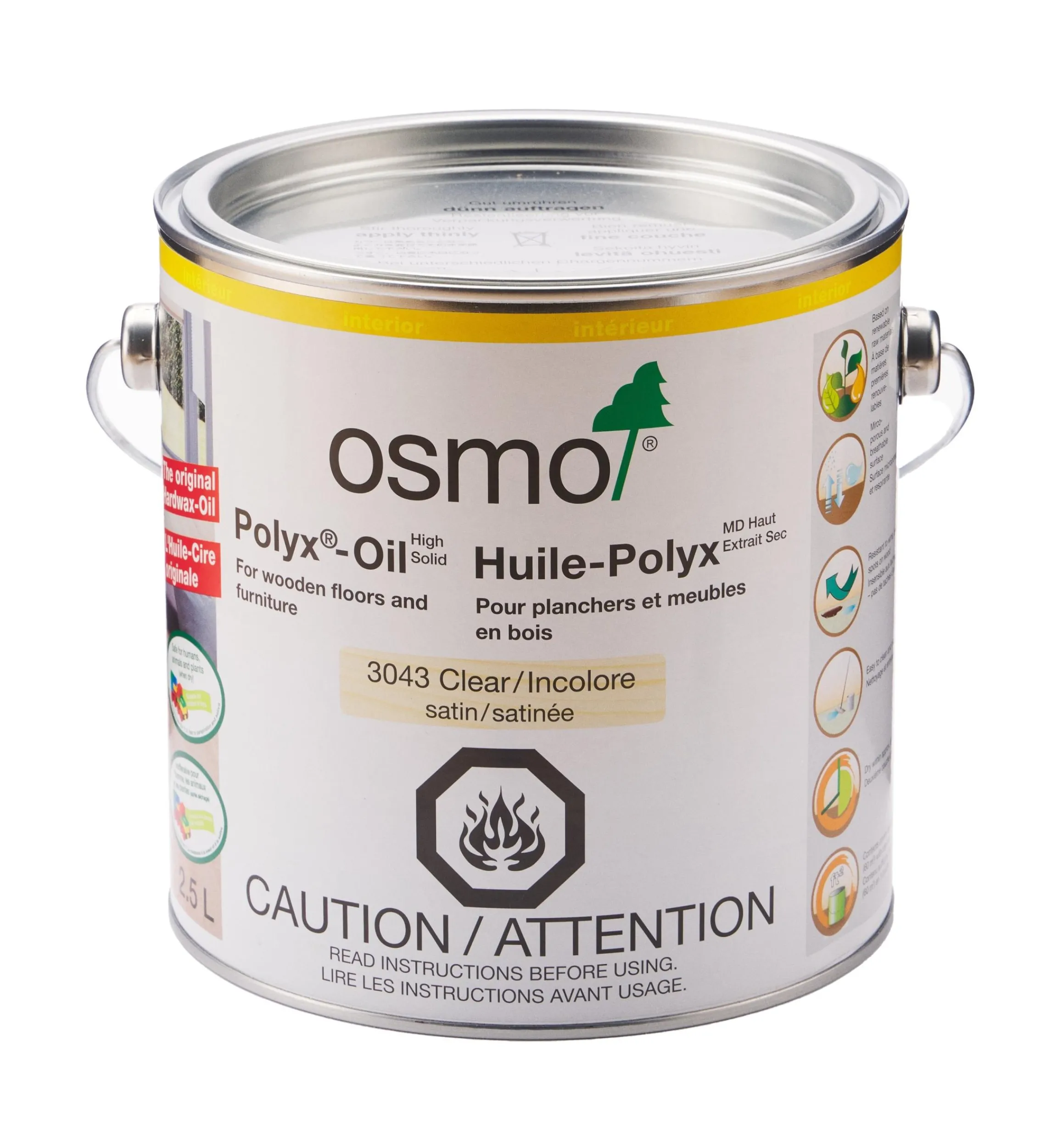 Lee Valley Supplies>Osmo Polyx Satin Hard Wax Oil