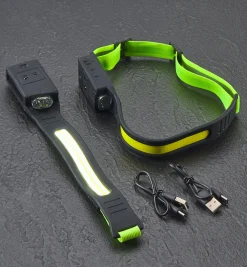 Lee Valley Lighting>Pair Of Rechargeable COB Headlamps