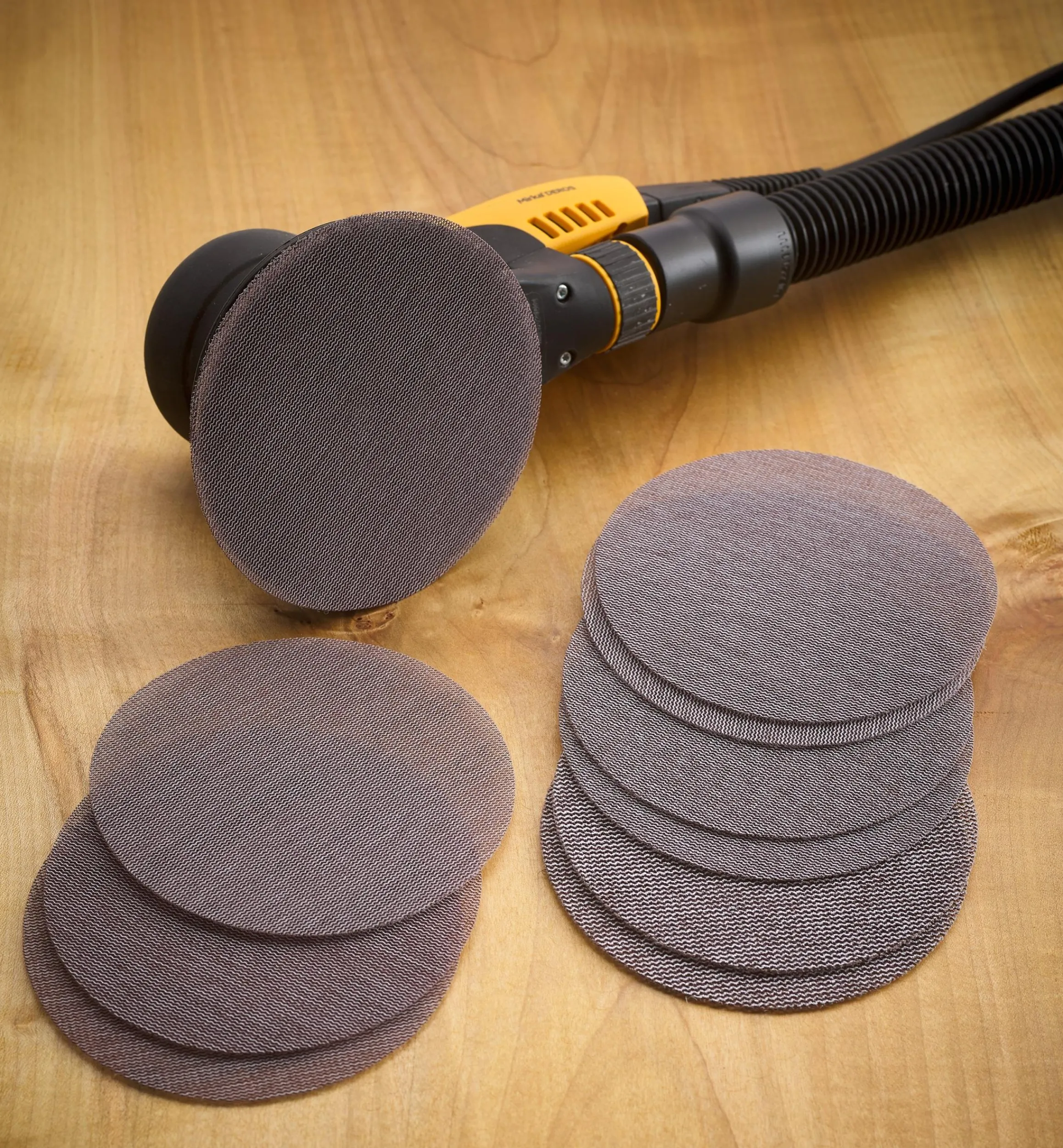 Lee Valley Supplies>10-Pc. Sample Pack Of Mirka 5" Abranet Grip Discs