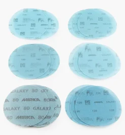 Lee Valley Supplies>18-Pc. Sample Pack Of Mirka 6" Galaxy Grip Discs