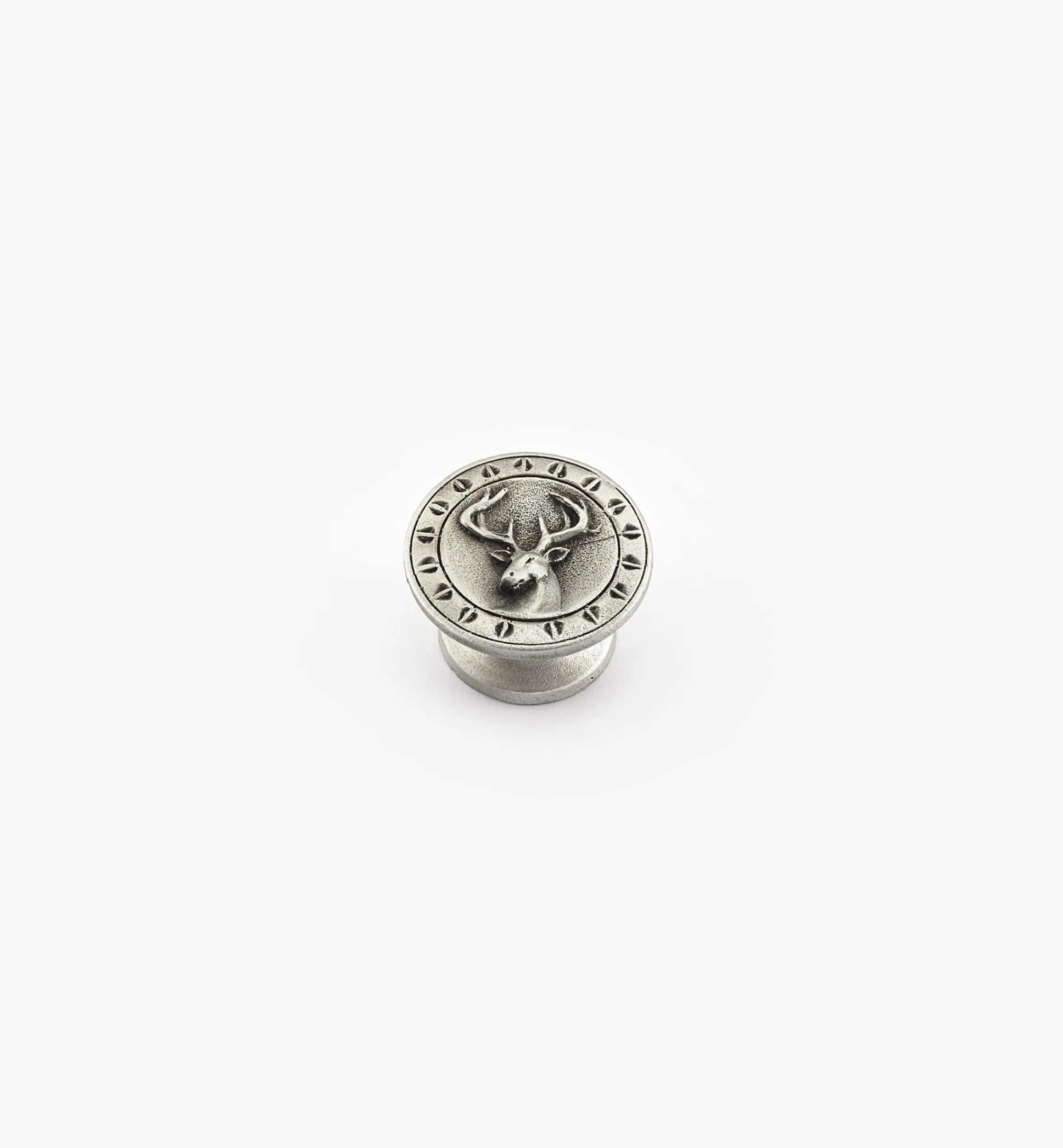 Lee Valley Knobs>Pewter Deer Knob