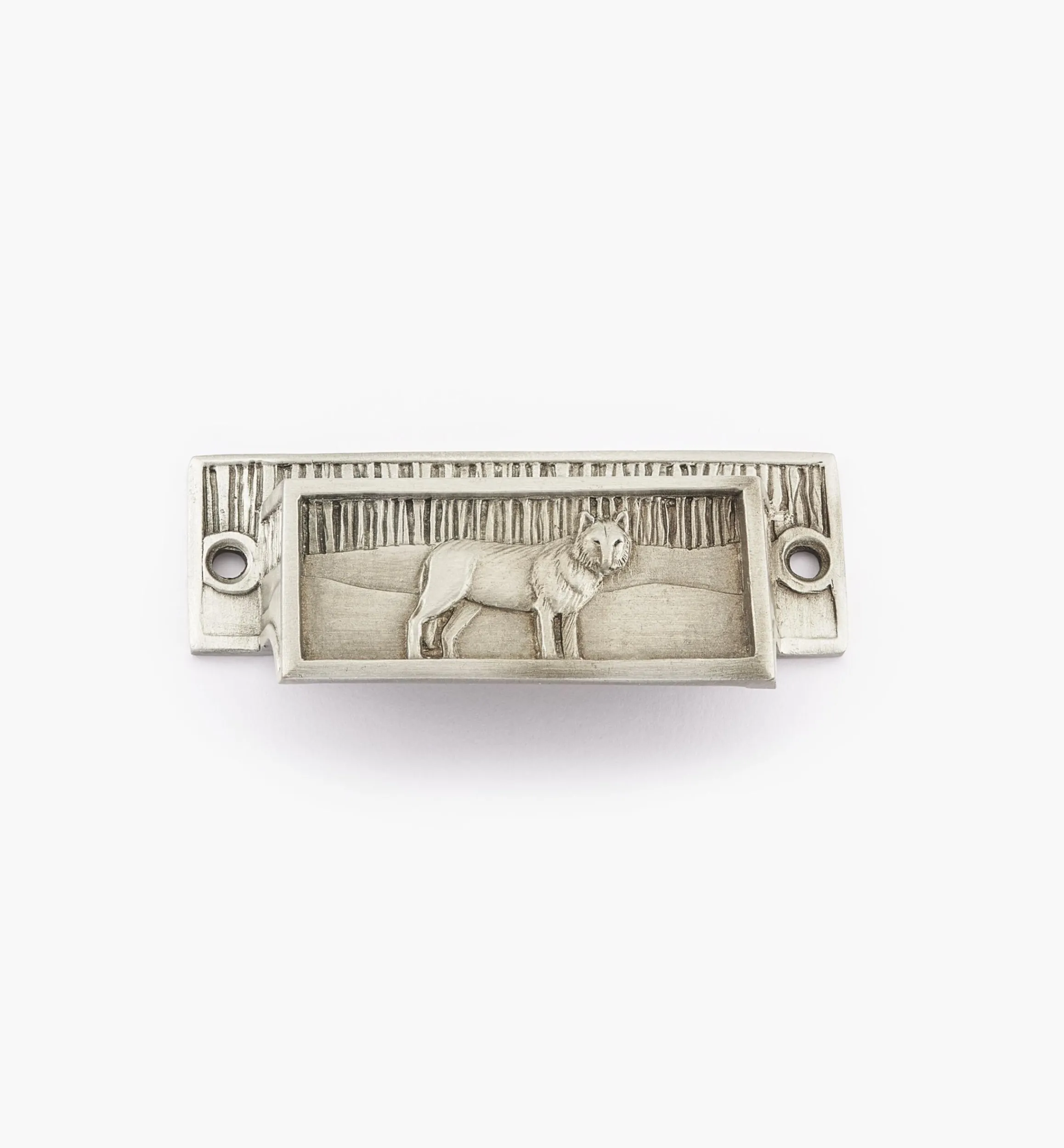 Lee Valley Pulls>Pewter Wolf Pull