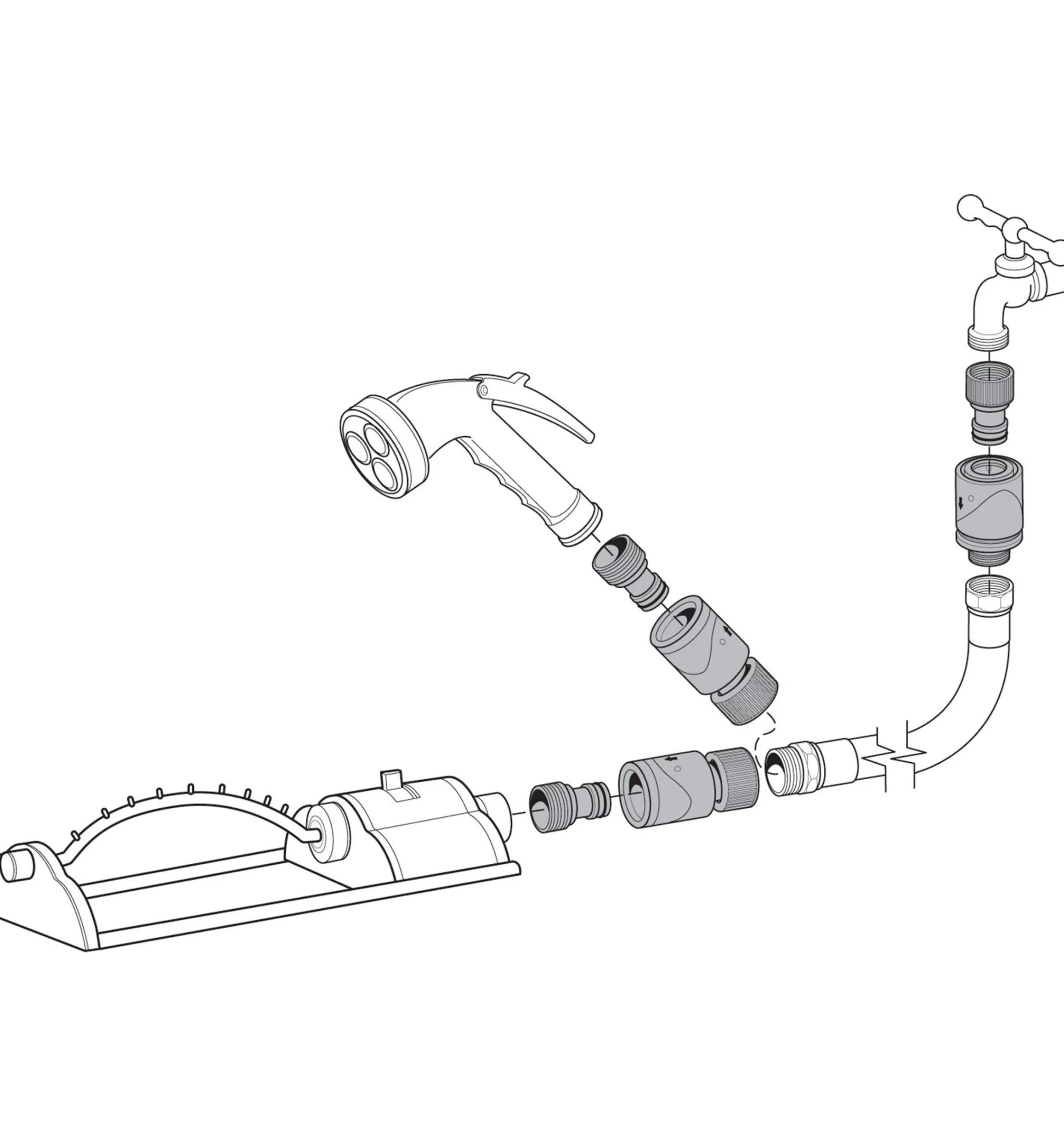 Lee Valley Hoses & Accessories>12-Piece Quick-Connect Set