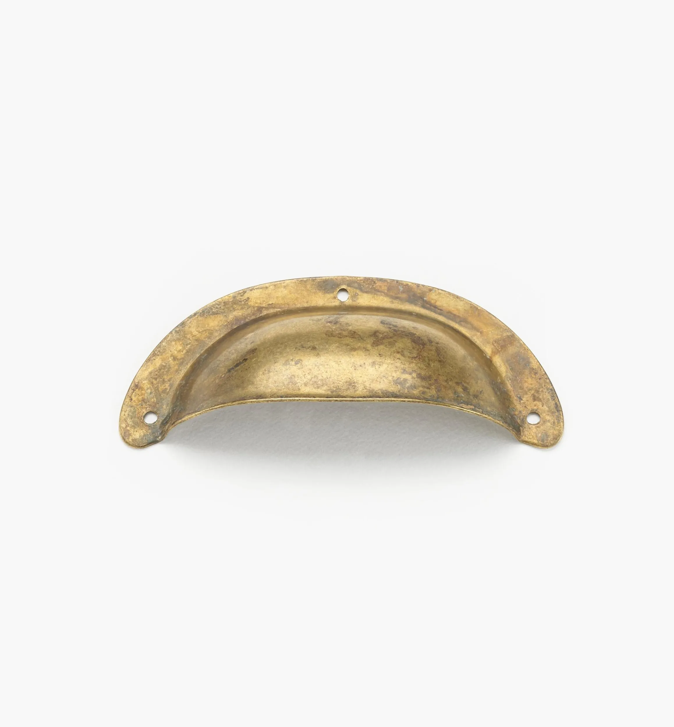 Lee Valley Pulls>Pressed Brass Cup Pulls